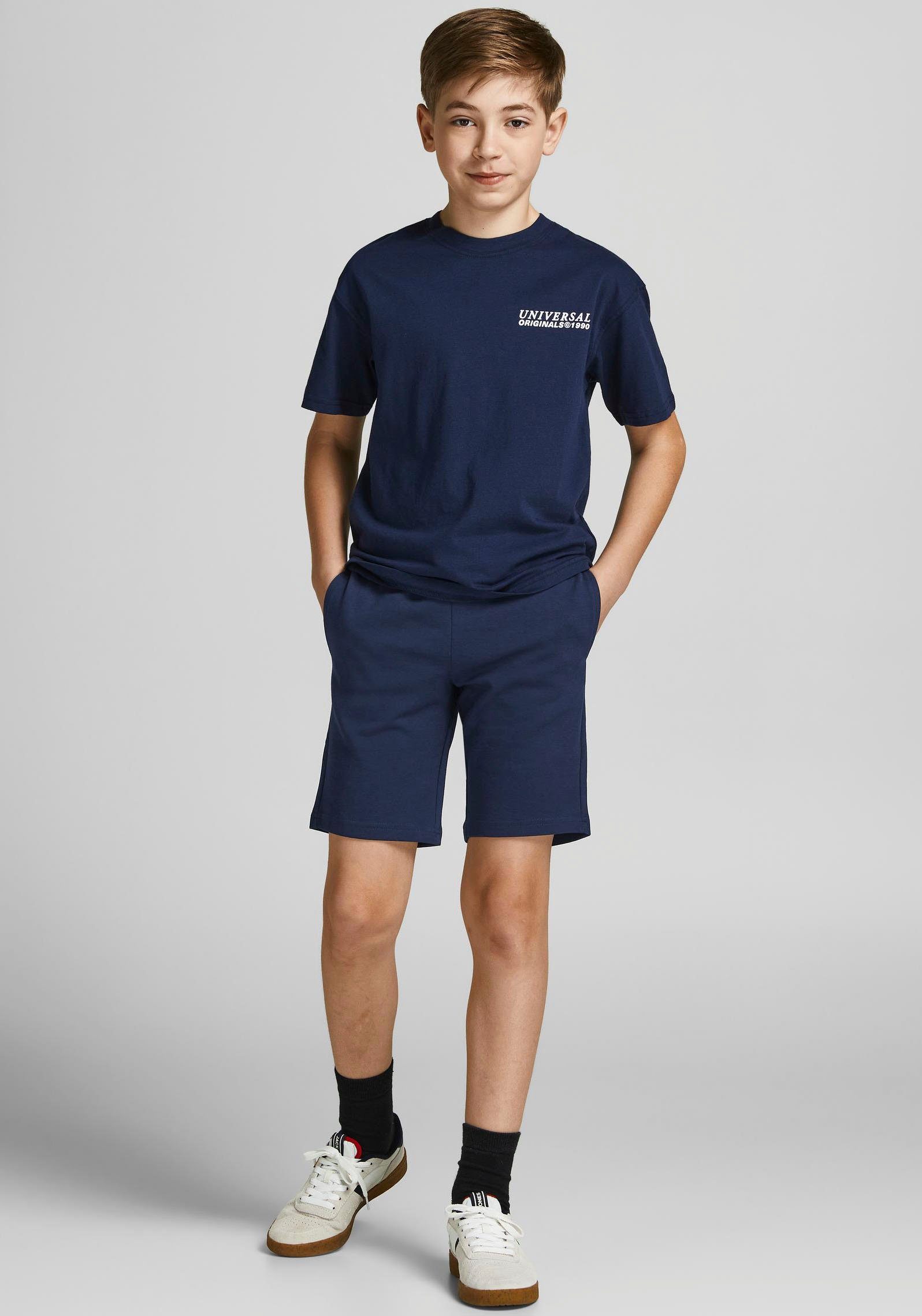 SHORTS Jack SWEAT blazer navy & JPSTBASIC Jones Sweatshorts SN Junior