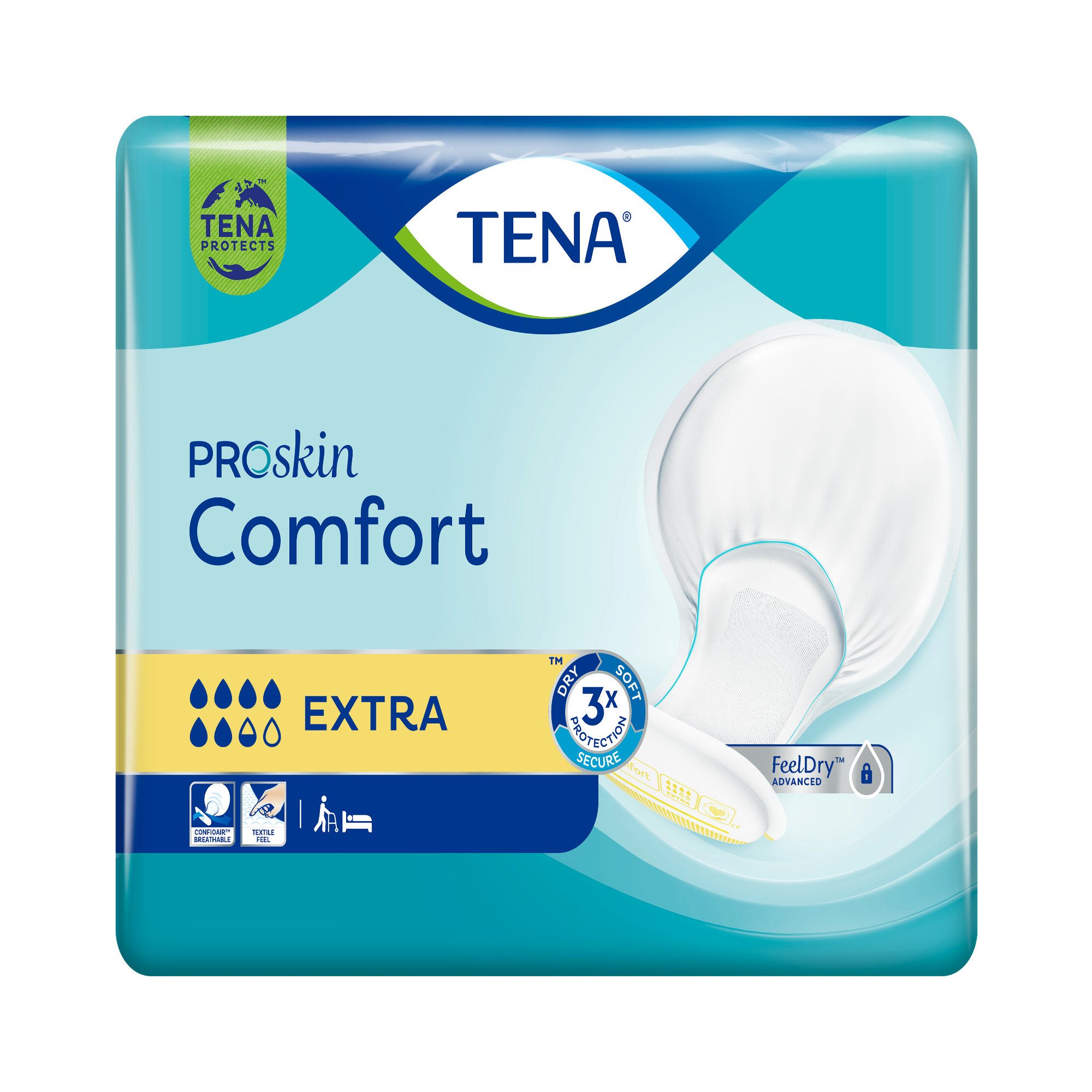 TENA Inkontinenz-Einlage TENA - ProSkin- Comfort Extra - 40Stk., 40-St.