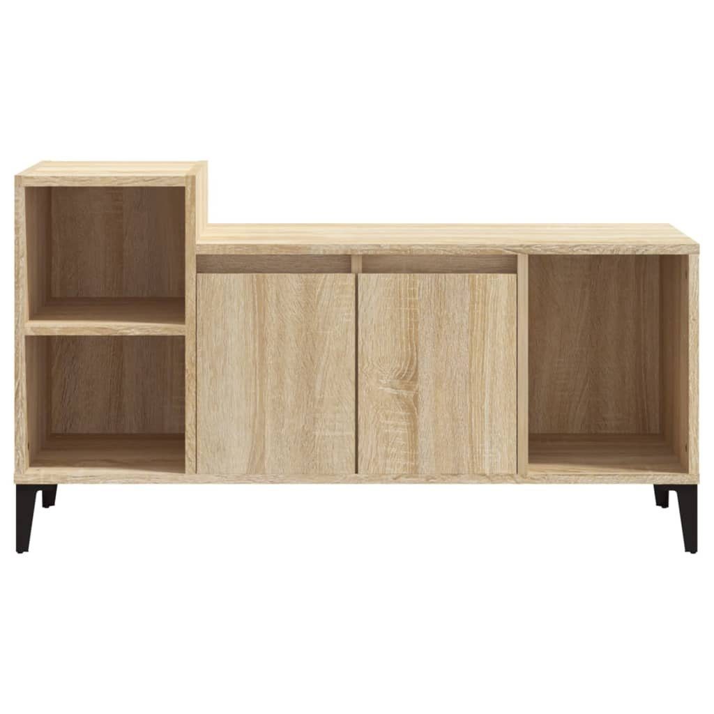 100x35x55 cm Holzwerkstoff Sonoma-Eiche furnicato TV-Schrank