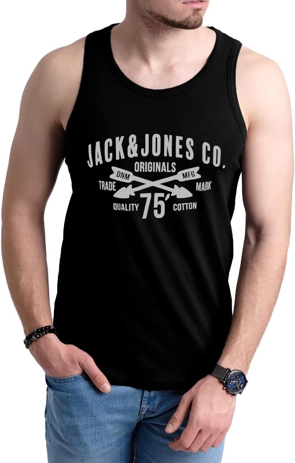 Jack & Jones Tanktop Bedrucktes Shirt günstig online kaufen