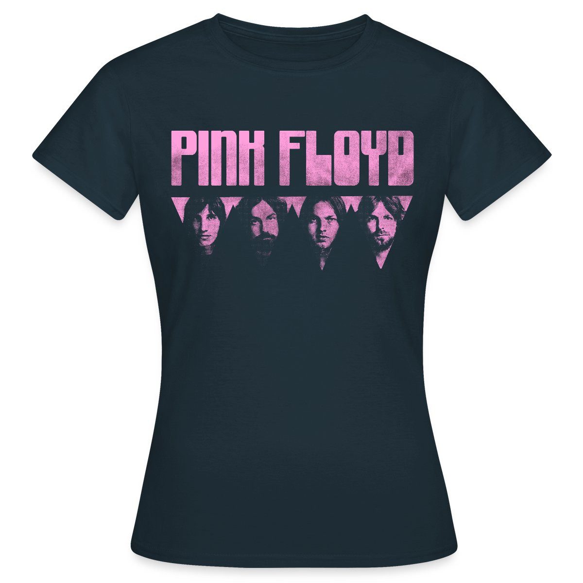 Spreadshirt T-Shirt Pink Floyd Logo Pink Frauen T-Shirt (1-tlg)