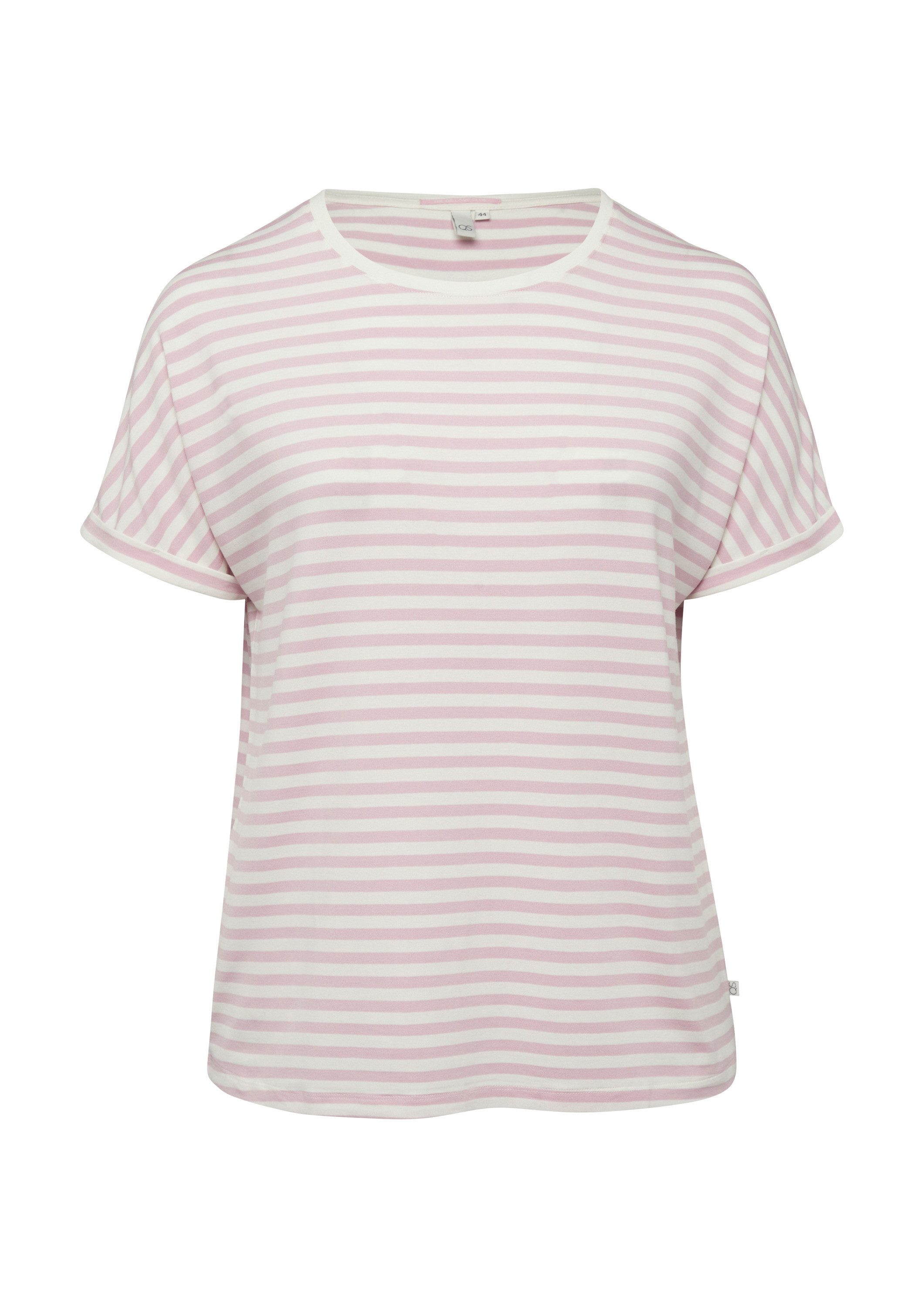 QS Kurzarmshirt T-Shirt T-Shirt mit Fledermausärmeln im Loose Fit