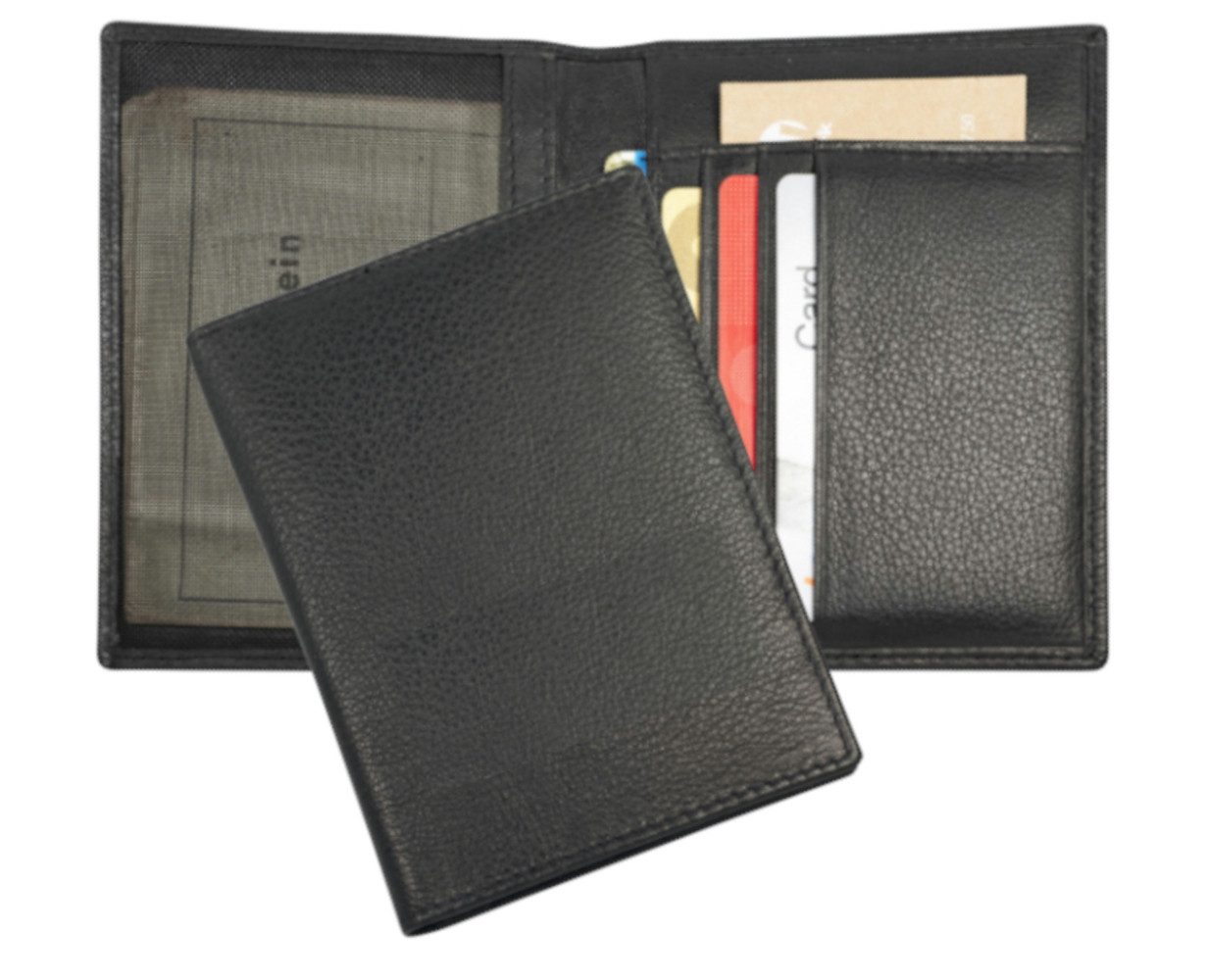 Best Offer Brieftasche Ausweistasche / aus Leder / mit Kreditkartenfächer / günstig online kaufen