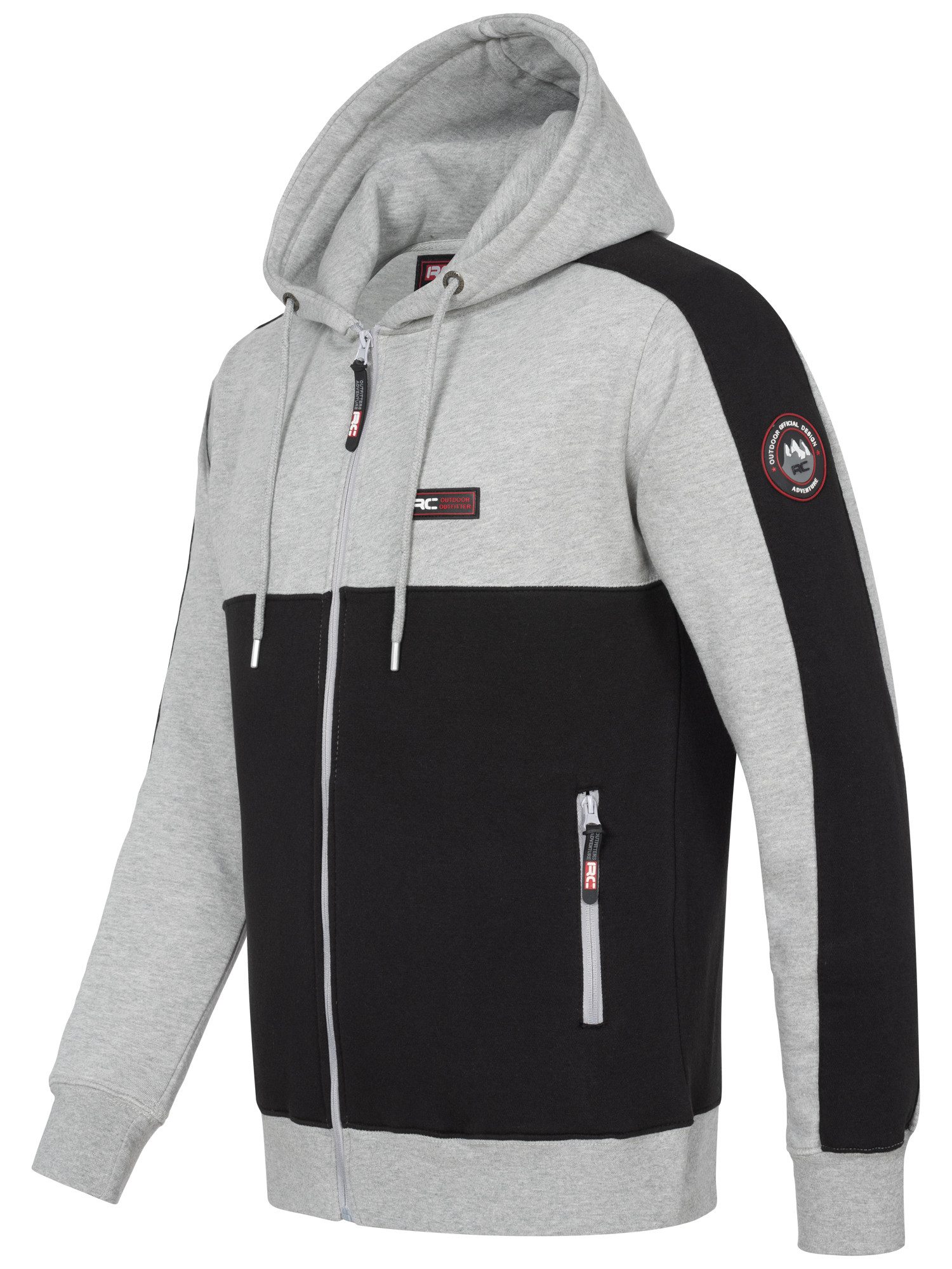 Rock Creek Kapuzenpullover H-410 mit Stehkragen