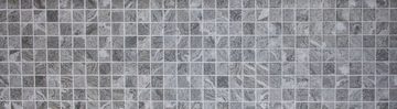 Mosani Mosaikfliesen Keramik Mosaik Fliese Natursteinoptik grau Struktur Bad