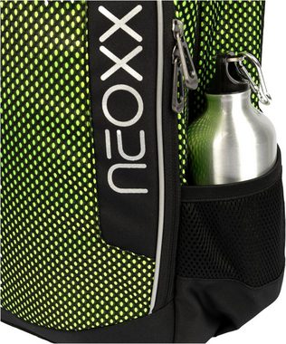 neoxx Schulrucksack Flow, All about Neon, teilweise aus recyceltem Material