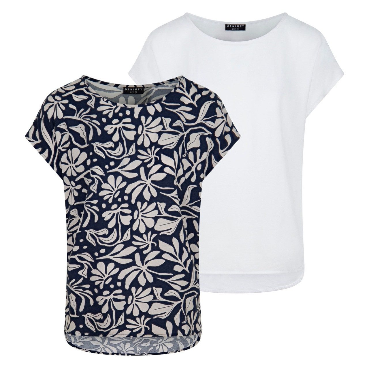 DENIMFY T-Shirt Damen Bluse DFJule Regular günstig online kaufen