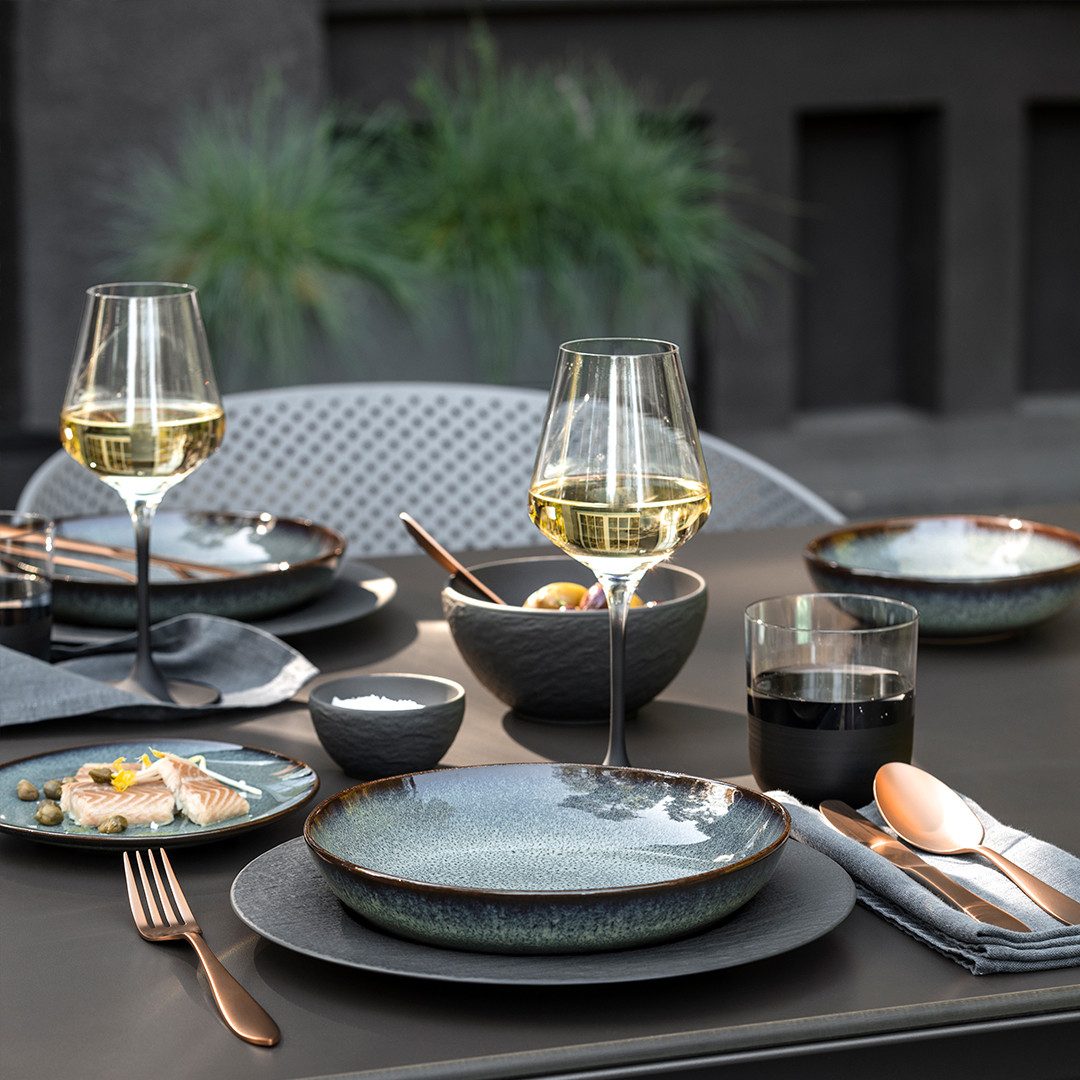 Villeroy & Boch Becher Manufacture Rock Becher Größe L 95 mm, Glas