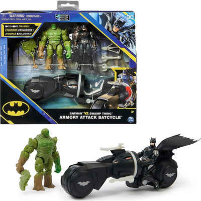 Spin Master Actionfigur »Batman Amory Attack Batcycle mit 2x 10cm«
