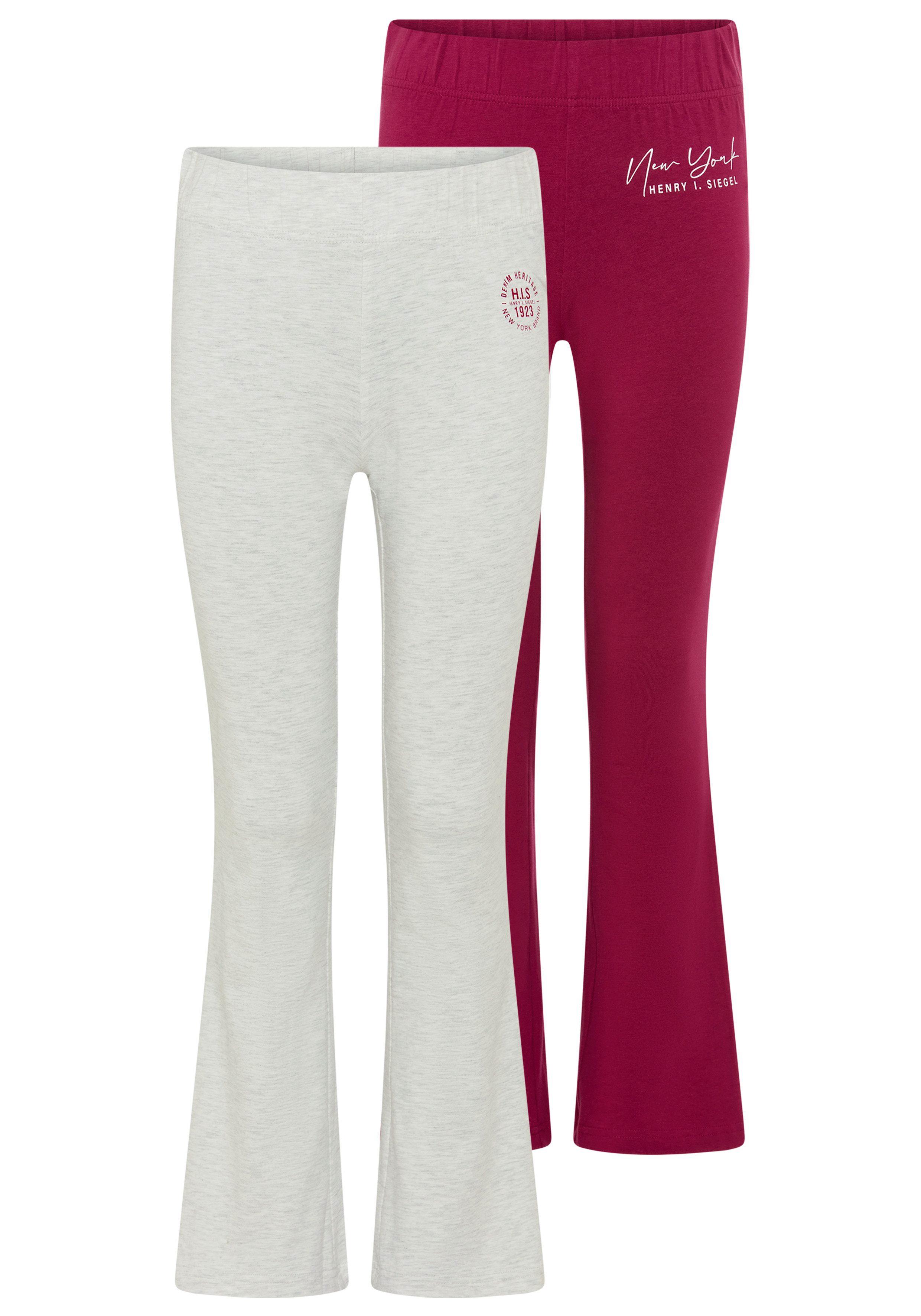H.I.S Leggings 2er Packung H.I.S Leggings mit Schlag für Mädchen (Packung, 2-tlg., 2) Für TEENS. 2er Packung Jazzpants