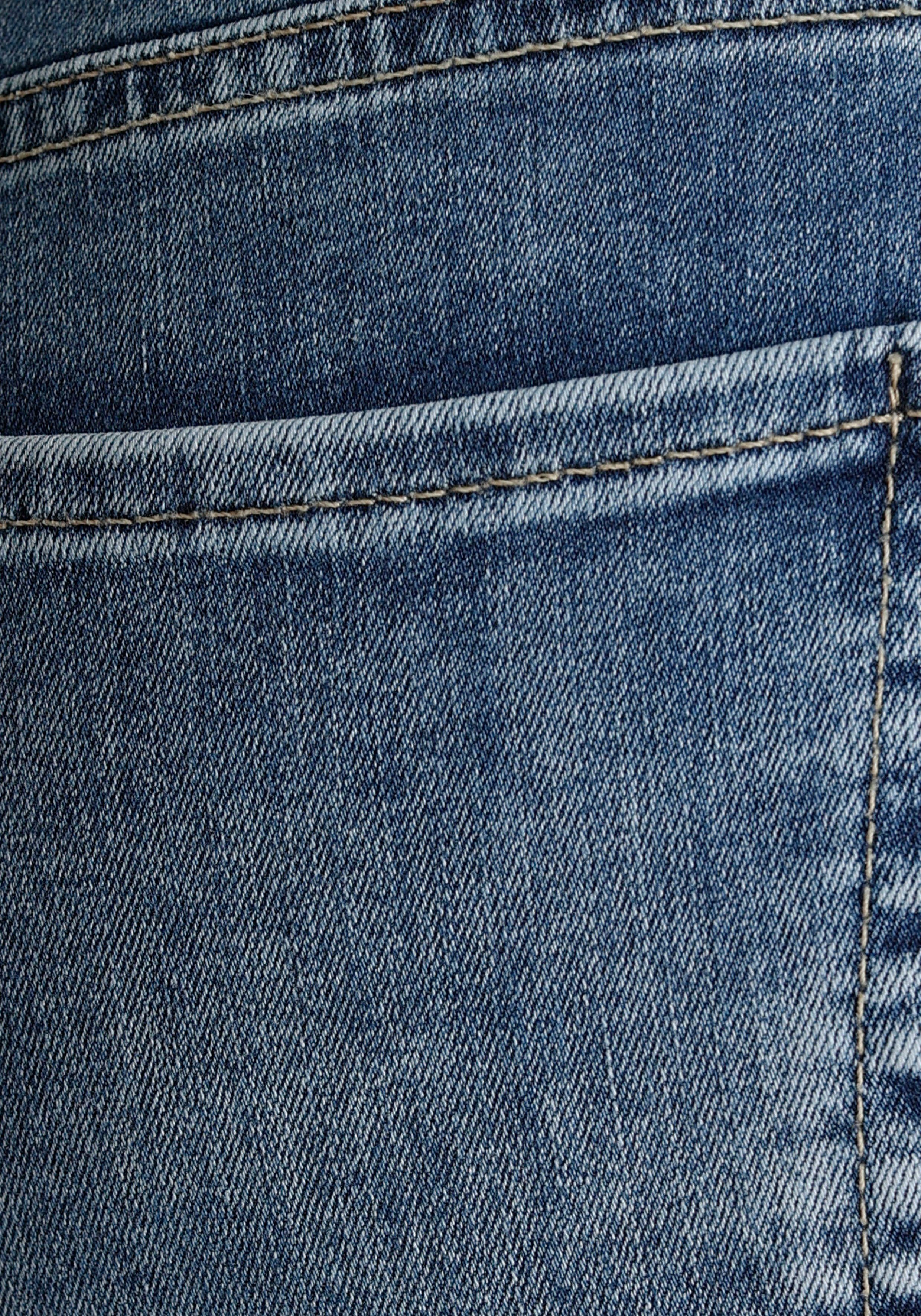MAC Destroyed-Effekte Destroyed moderne Leichte Slim-fit-Jeans Slim