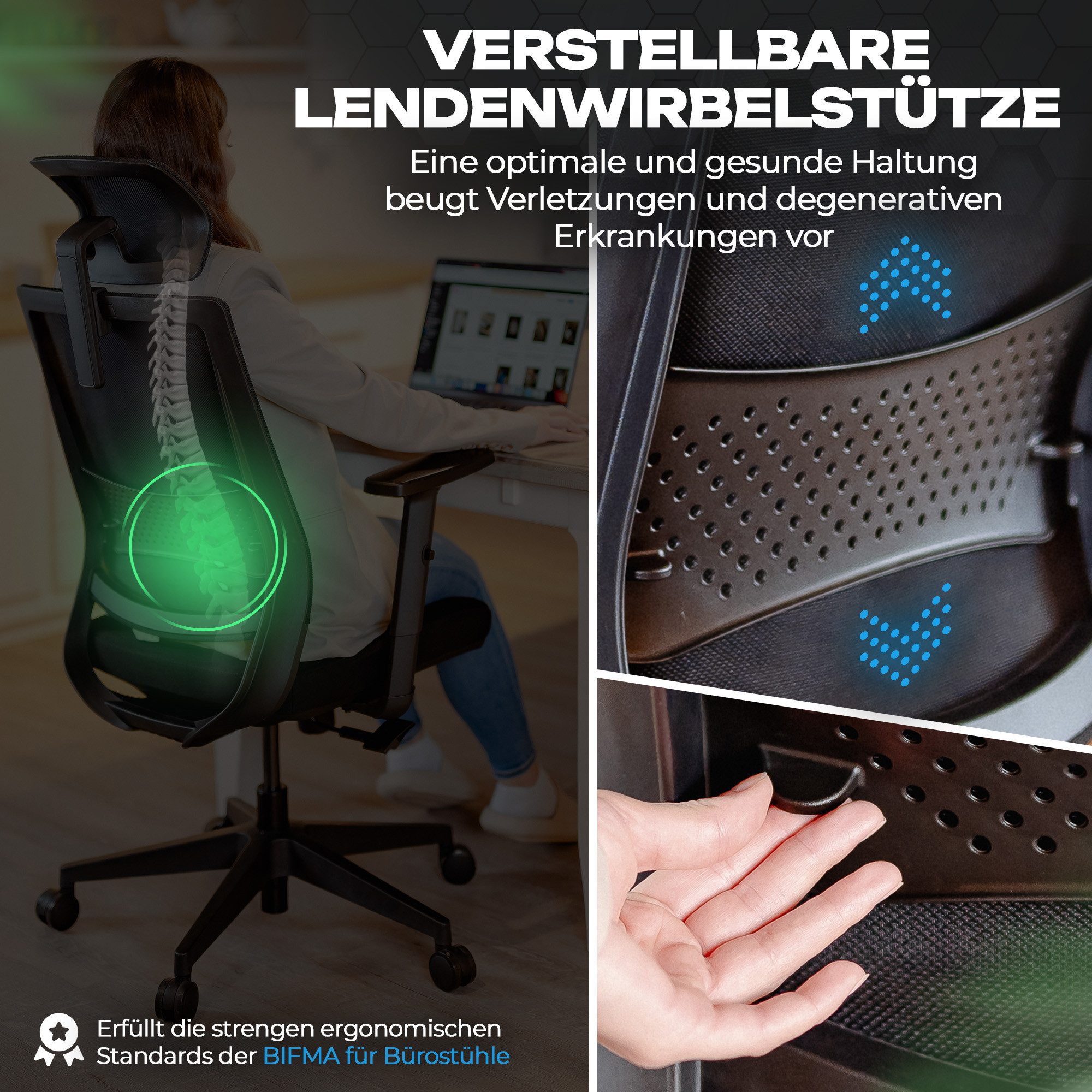 VALKENSTOL Bürostuhl M2 Ergonomischer Bürostuhl 150 günstig online kaufen