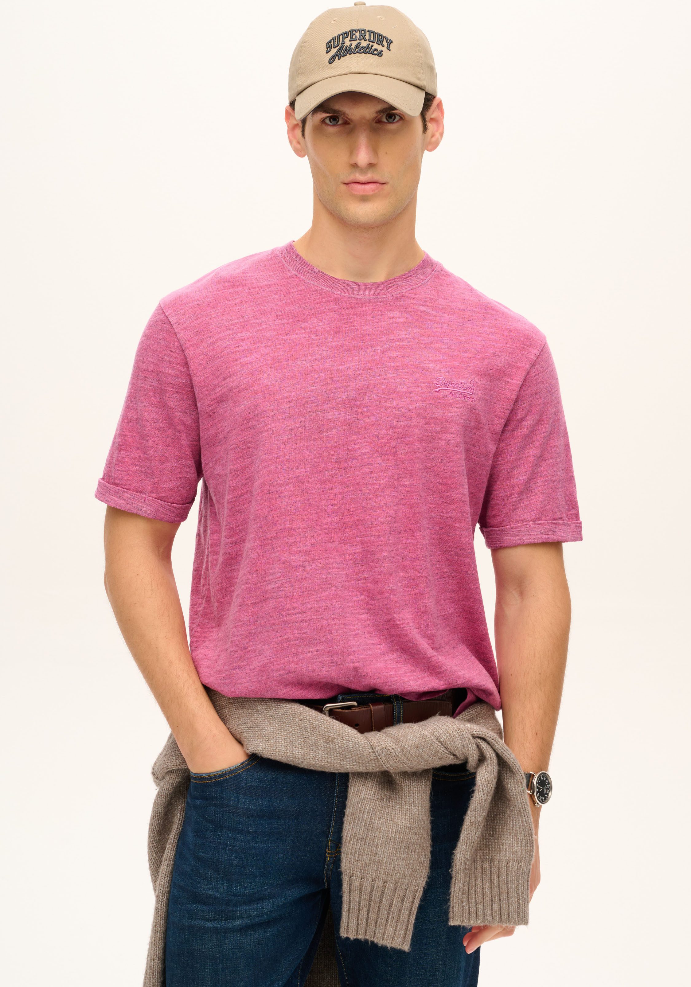 Superdry Rundhalsshirt OD SLUB MARL T günstig online kaufen