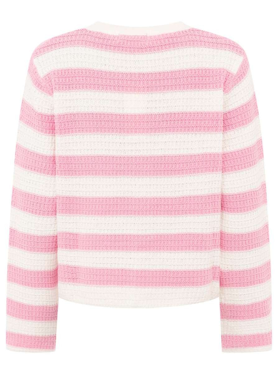 Zwillingsherz Strickjacke Strickjacke mit goldenen Knöpfen günstig online kaufen