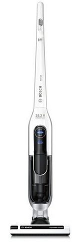 BOSCH Belaidis dulkių siurblys Athlet BCH6ATH25 25.2 V atskirai Higieninis filtras Turbo-Stufe beutellos alle Bodenarten aukštis Saugkraft iki 60 min Laufzeit weiß