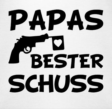 Shirtracer Shirtbody Papas bester Treffer Geschenk Vatertag Baby