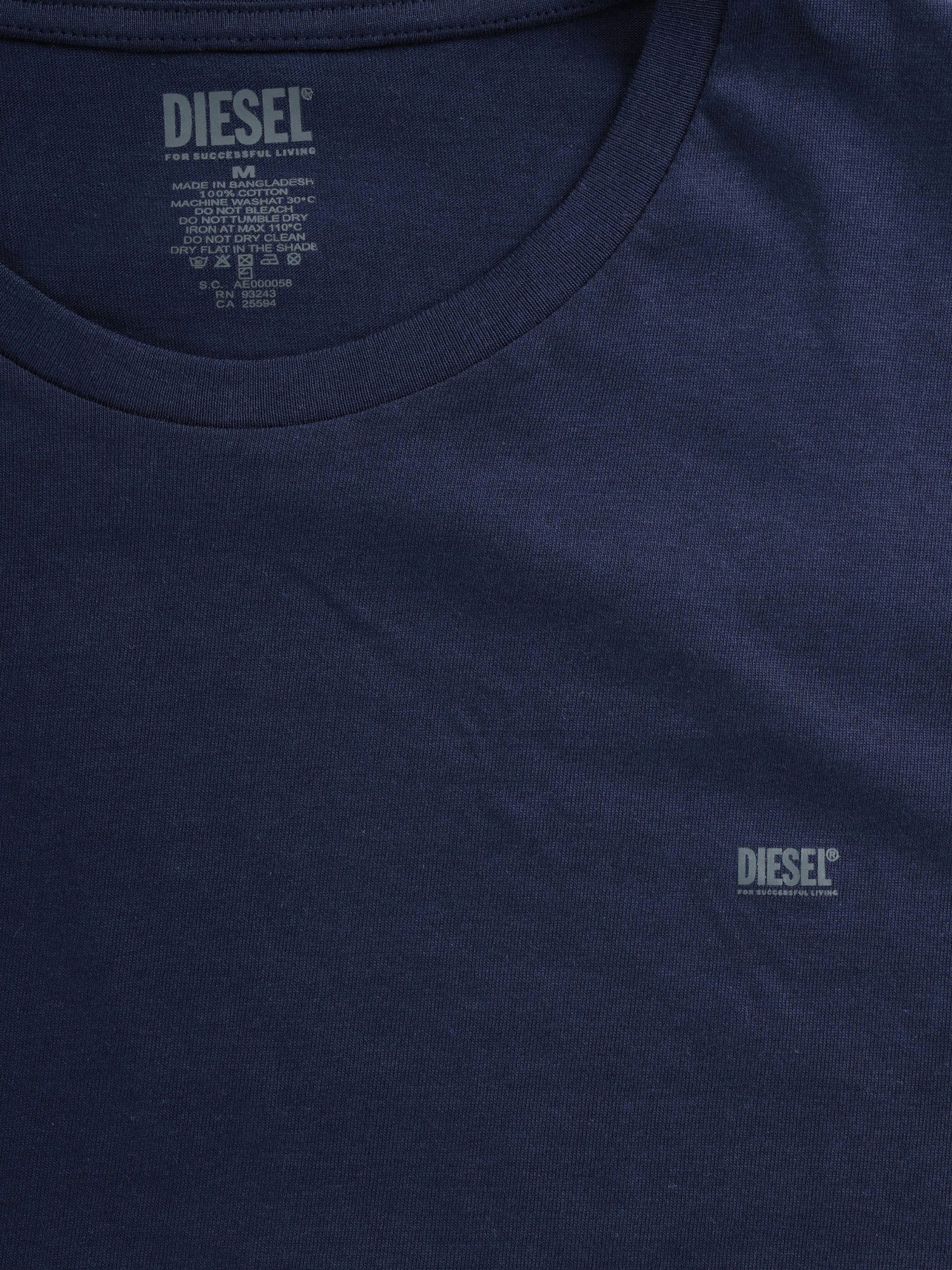 Diesel Rundhalsshirt Slim Fit - UMTEE-RANDAL-TUBE (2-tlg., 2er-Pack) Weiche, atmungsaktive Baumwolle