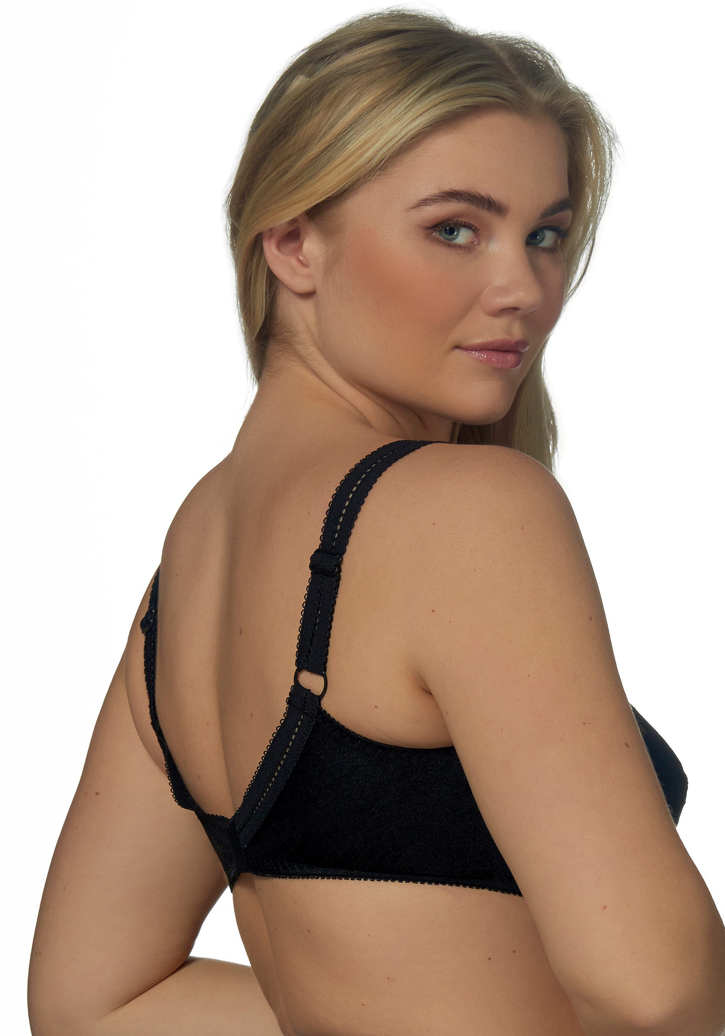 Elbrina Bügel-BH EMBROIDERY breite Träger, ohne Schale, mit Bügel, mit Spitze, feminin – Bild 4 von 5