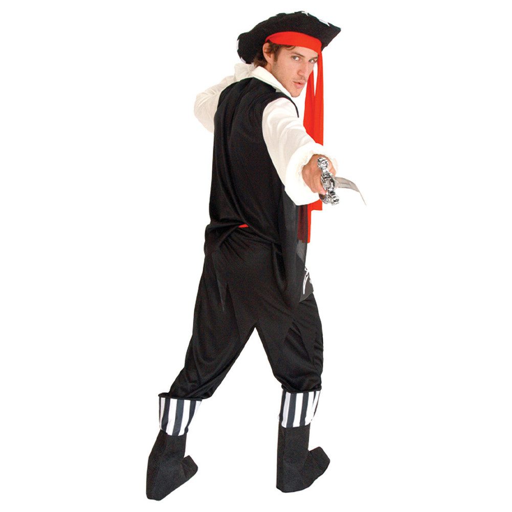 MIESEPETER Kostüm Piratenkostüm Herren Verkleidung MIESEPETER®, Kostüm-Set bestehend aus Oberteil, Hose, Hut und Gürtel
