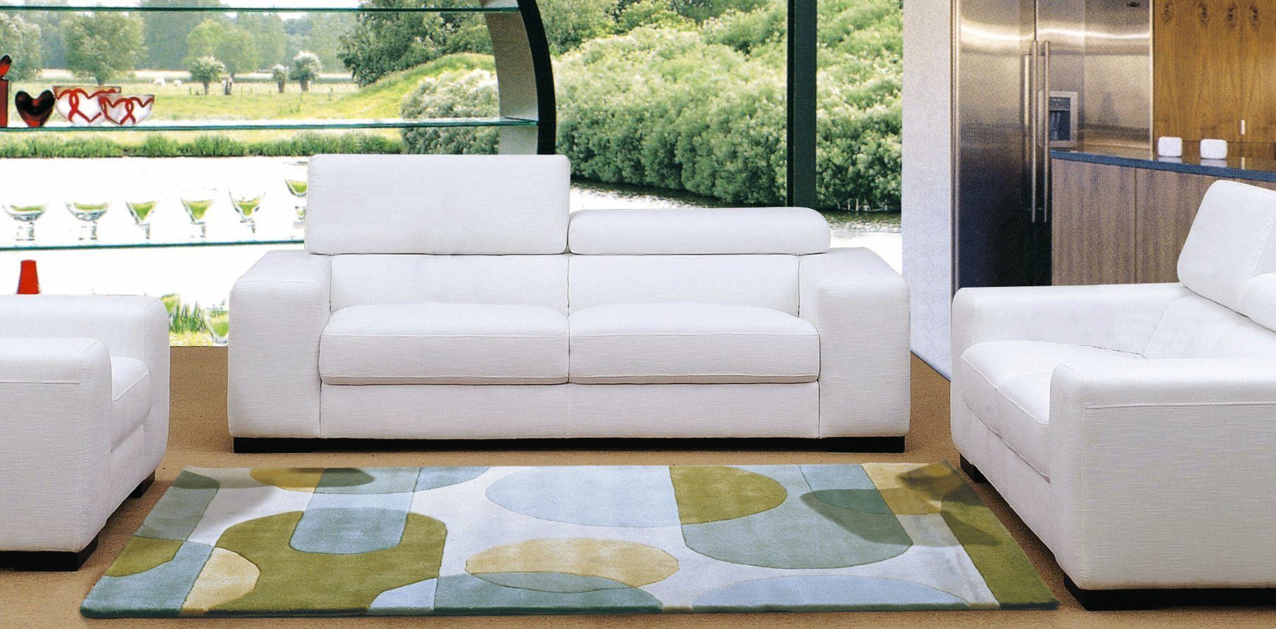 (ohne 3 XXL in 2+1) Sofa Sofa Sitzer JVmoebel Made Brandneu, Couch Couchen Europe Big Polster