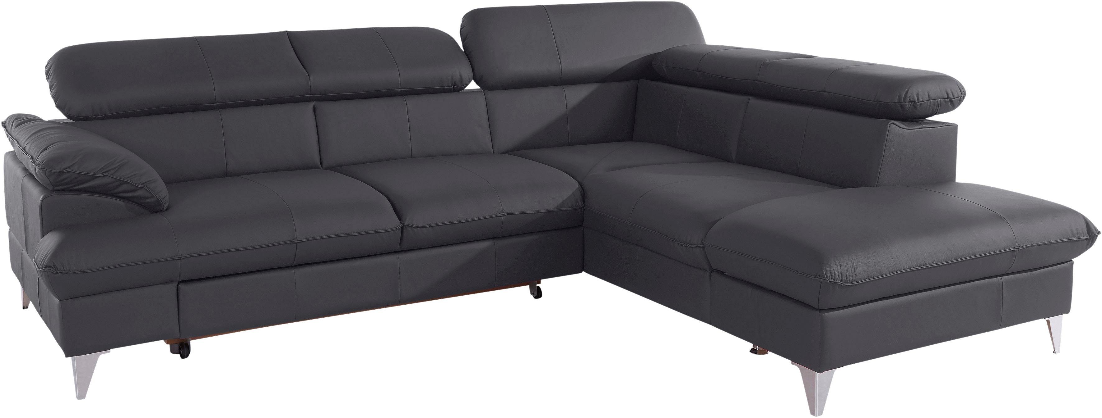 COTTA Ecksofa Caluso L-Form, mit Kopfteilverstellung, günstig online kaufen