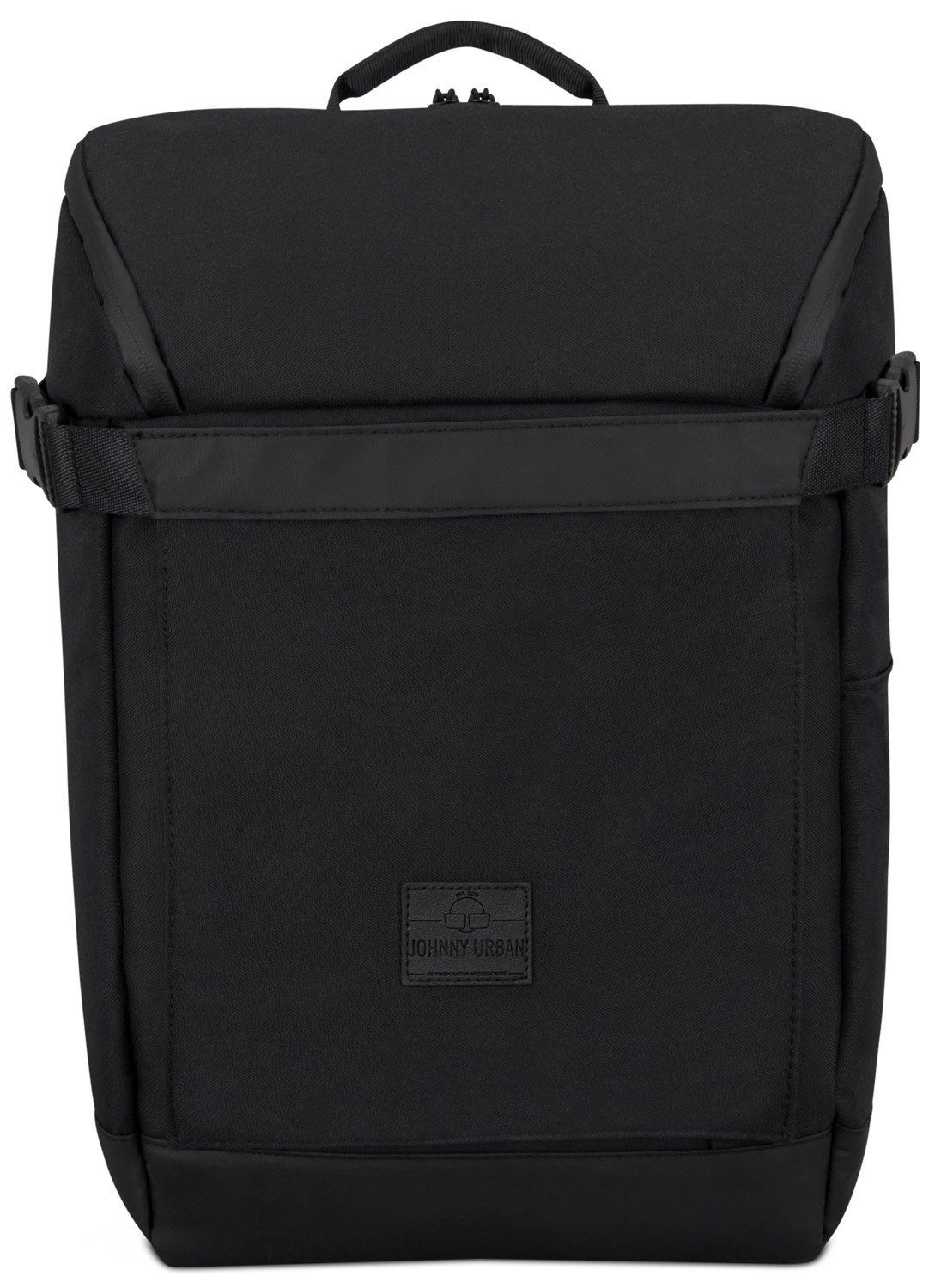 Johnny Urban Cityrucksack LUCA Laptop Rucksack Damen Herren, Flexible Front, Laptopfach, Wasserabweisend schwarz