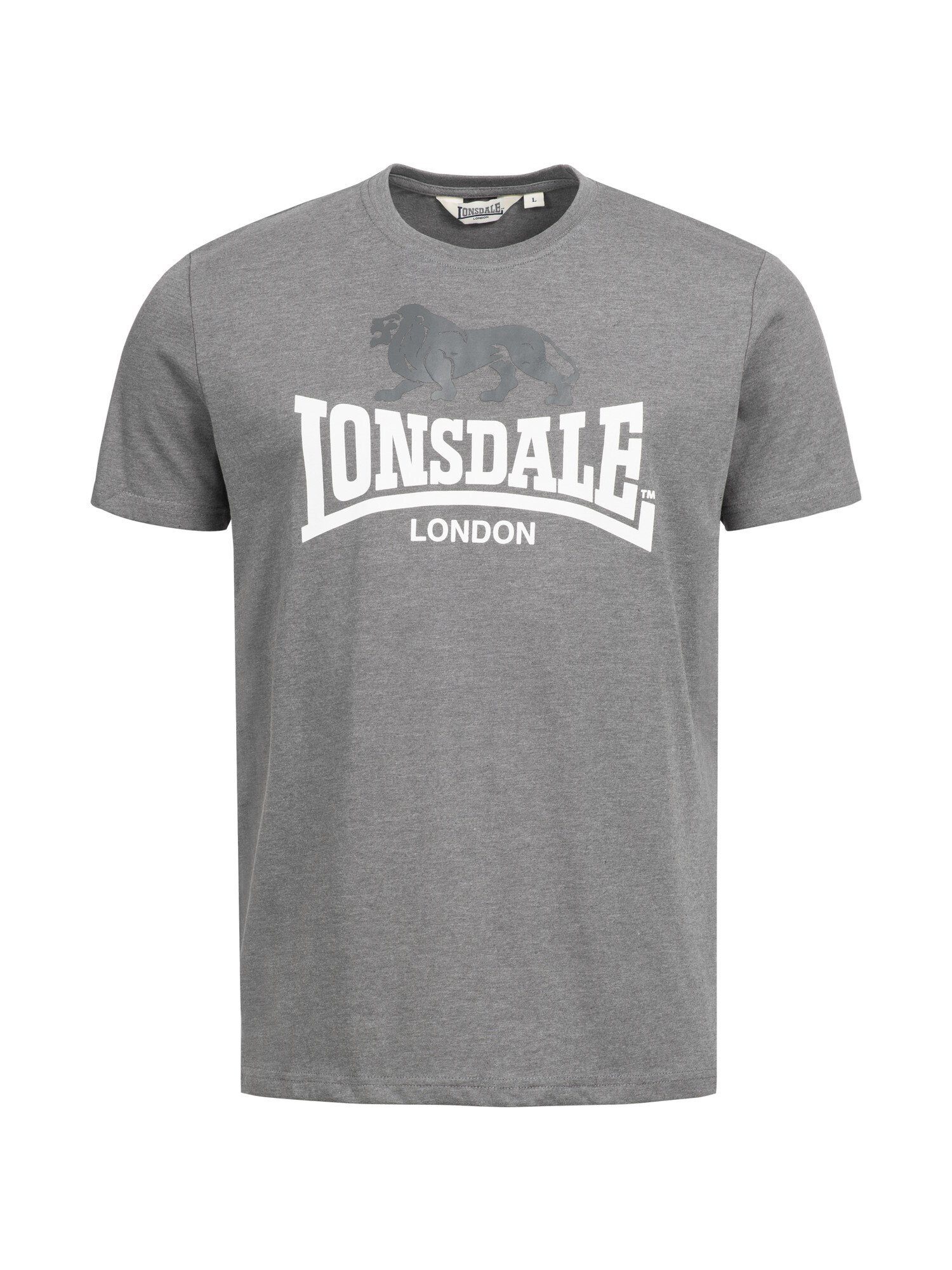 Kurzarm-T-Shirt T-Shirt grau GARGRAVE Shirt Lonsdale mit