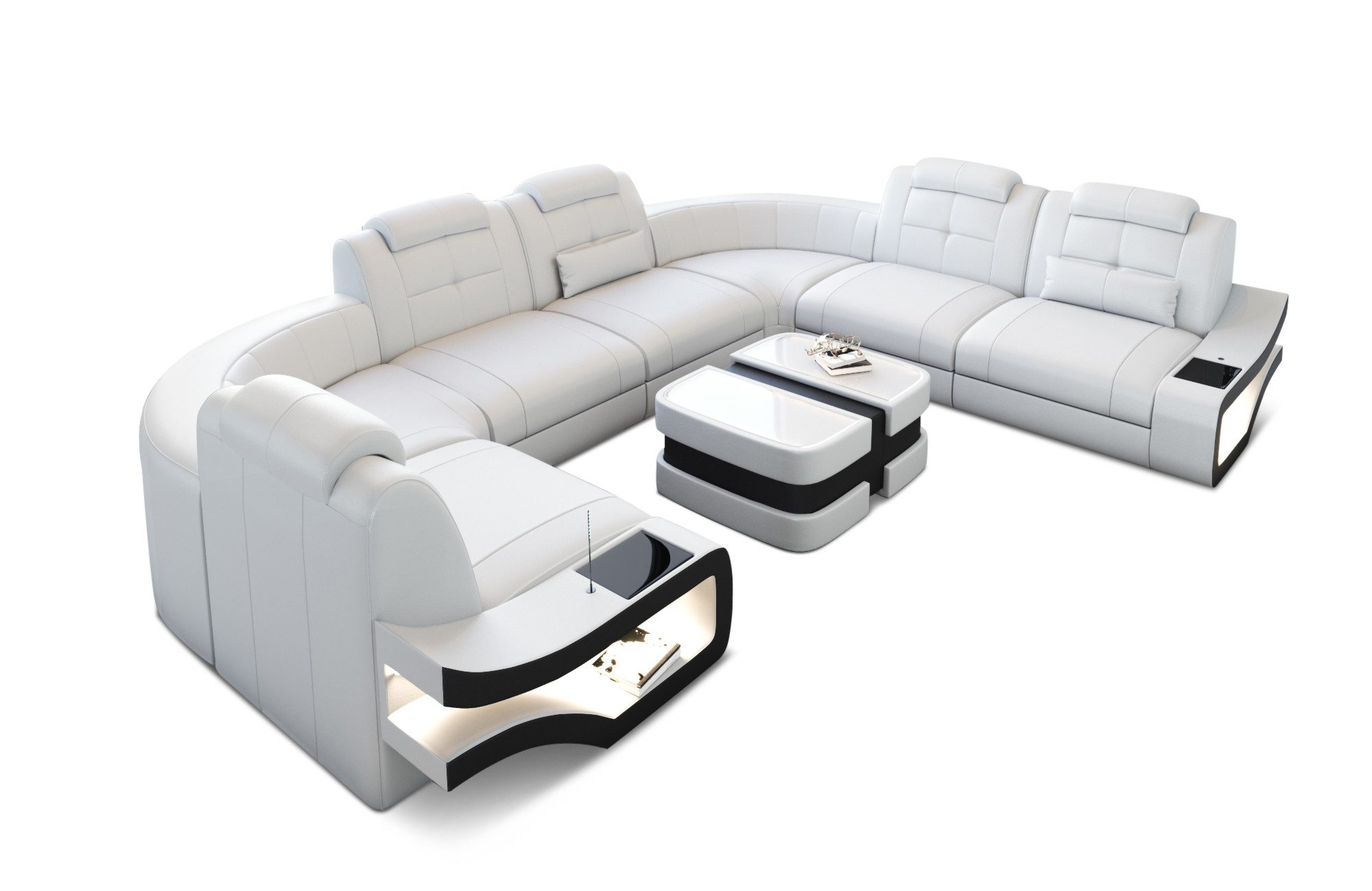 Sofa Dreams Wohnlandschaft Leder Couch Sofa günstig online kaufen