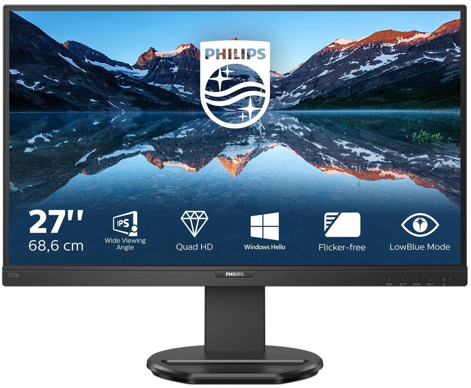 Philips Philips 276B9 LED-Monitor (2560 x 1440, 4 ms Reaktionszeit, 75 Hz, IPS Panel)