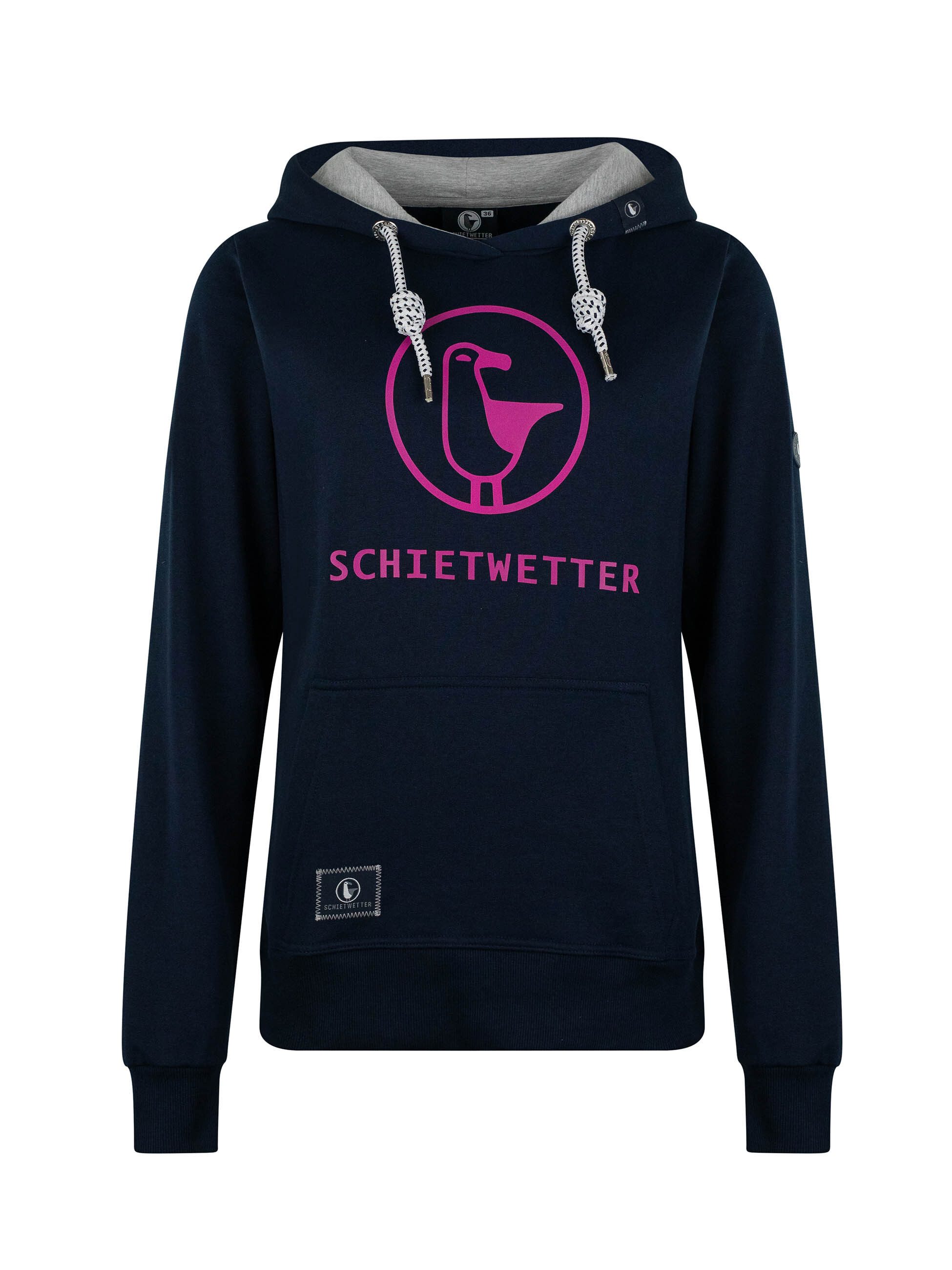 Schietwetter Kapuzenpullover Damen Hoodie "Möwe Lotte" günstig online kaufen