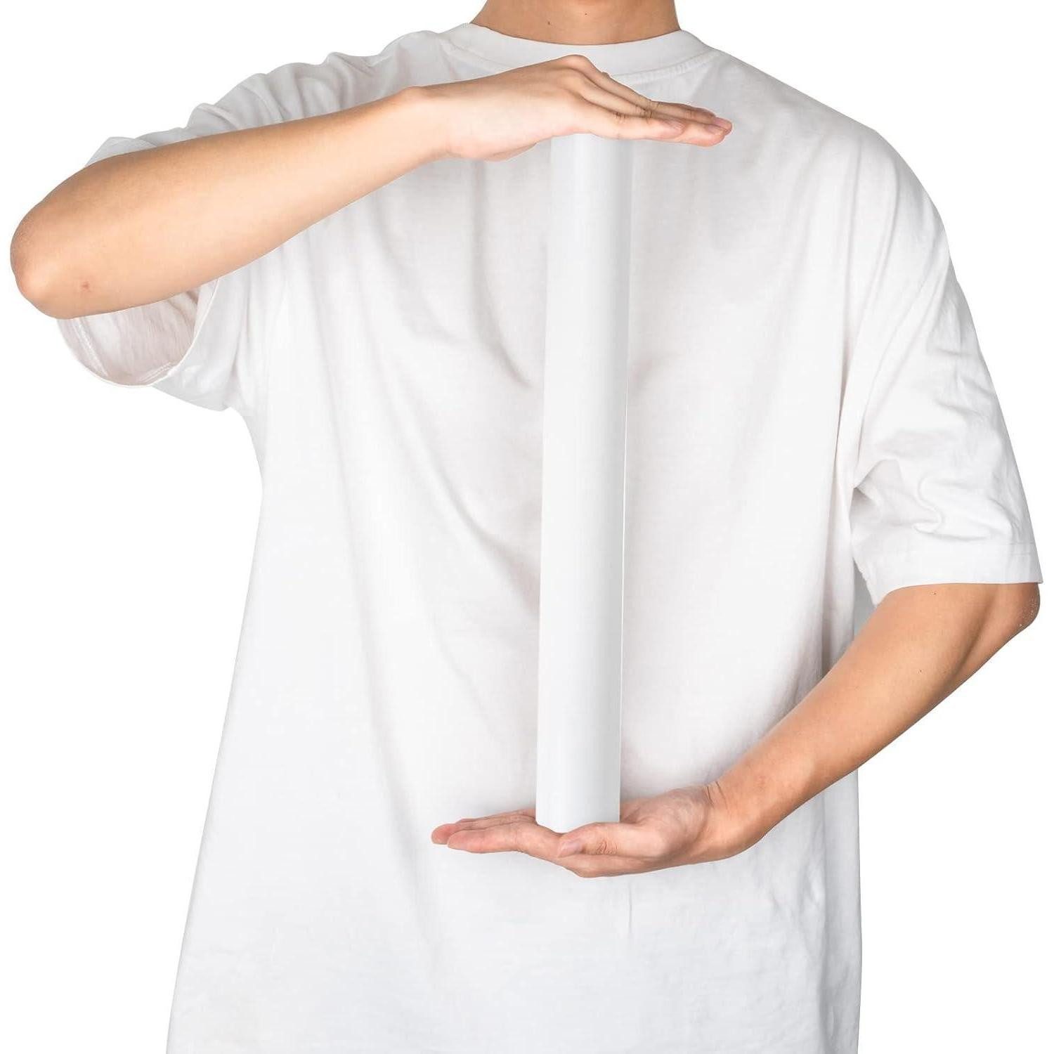 LuxusKollektion Geschenkpapier Geschenkpapier glänzend Mini Rolle Hochzeit Geburtstag 10m Weiß