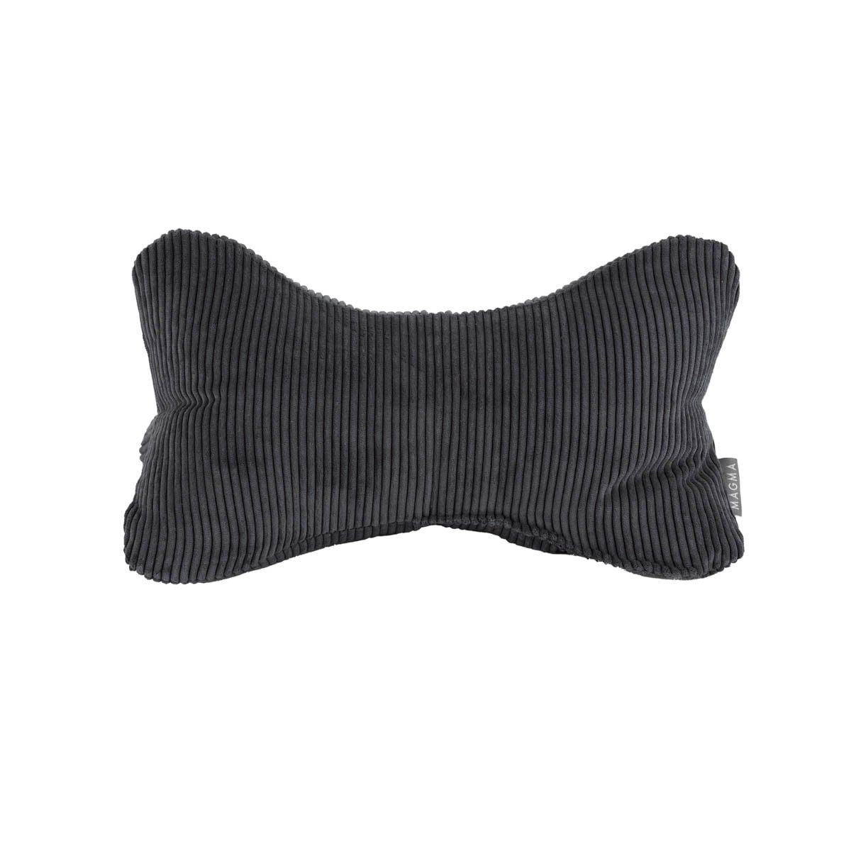 Magma Heimtex Dekokissen Magma Leseknochen Nackenkissen Cord anthrazit 42x22cm