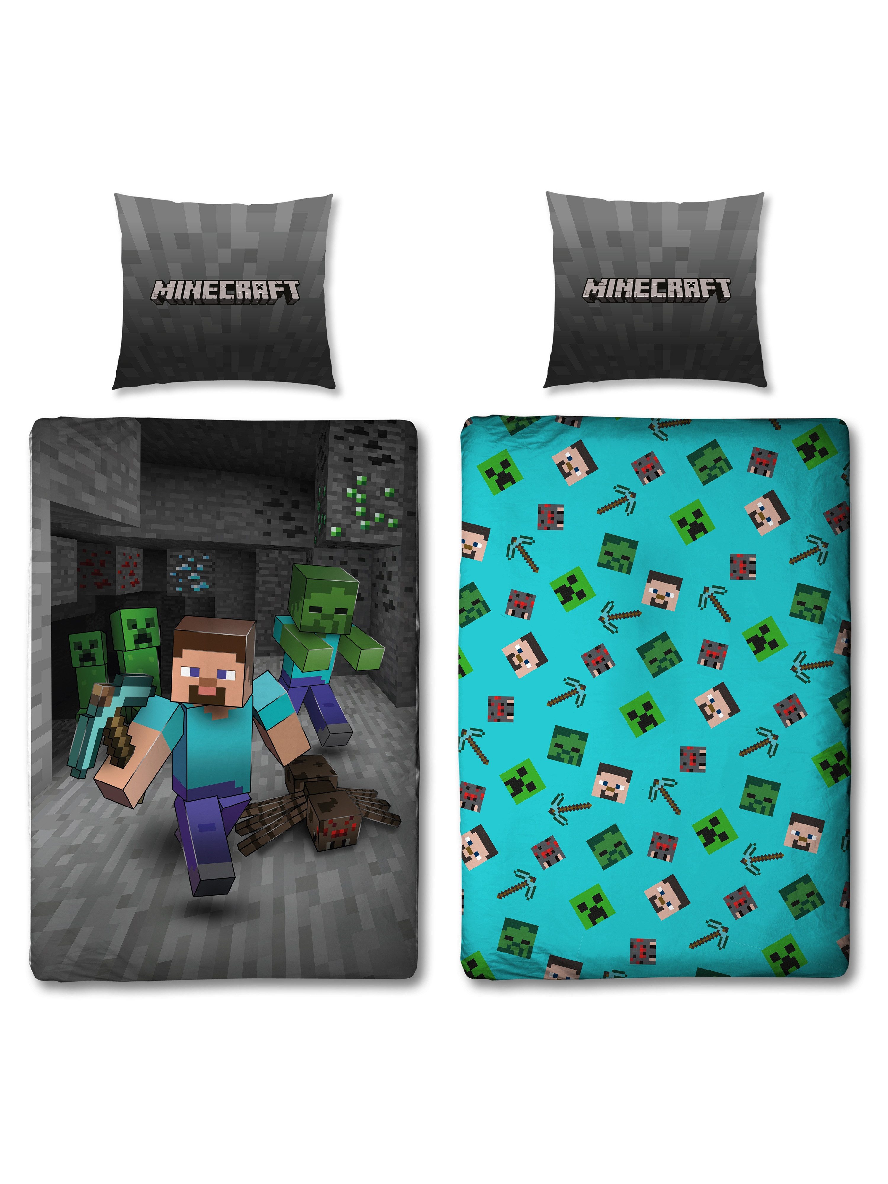 Familando Kinderbettwäsche Minecraft "Ores" 2-teiliges Set günstig online kaufen