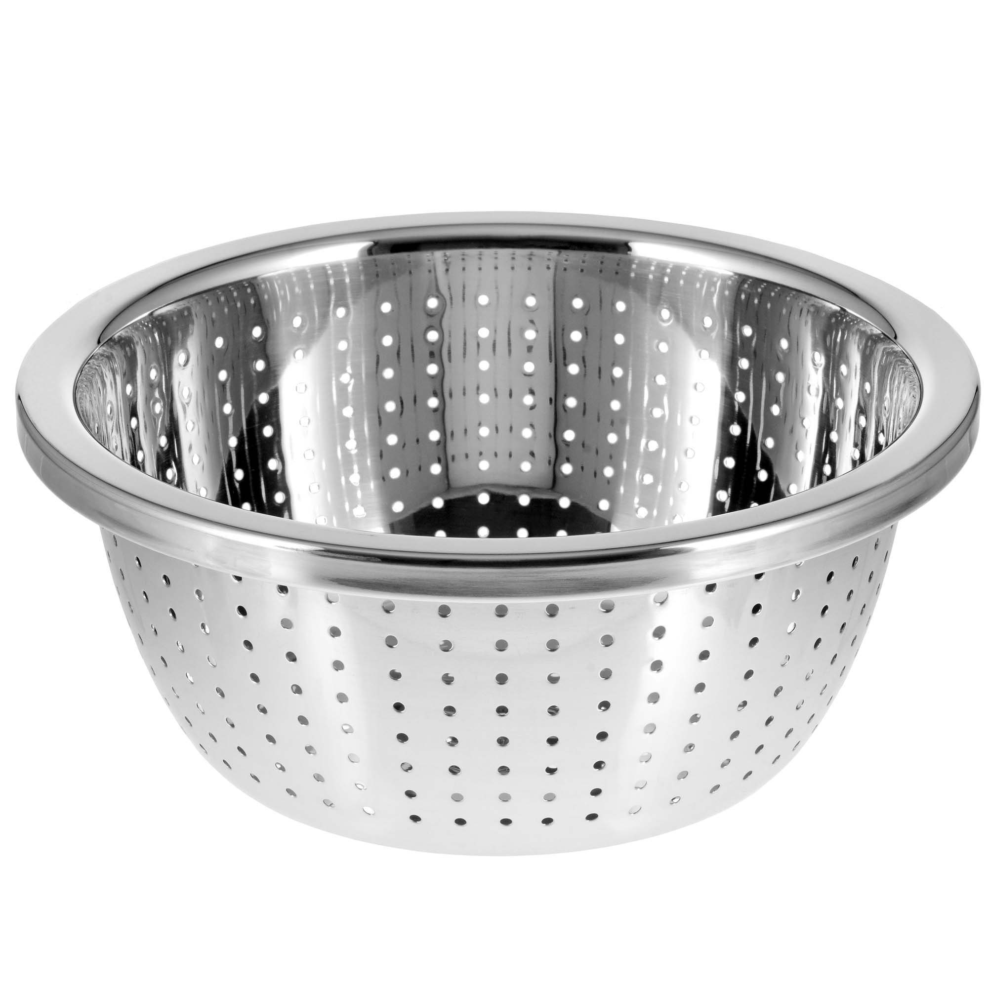 GRÄWE Schale GRÄWE Seiher und Schüssel Set, 2-teilig, Edelstahl, Edelstahl 18/10