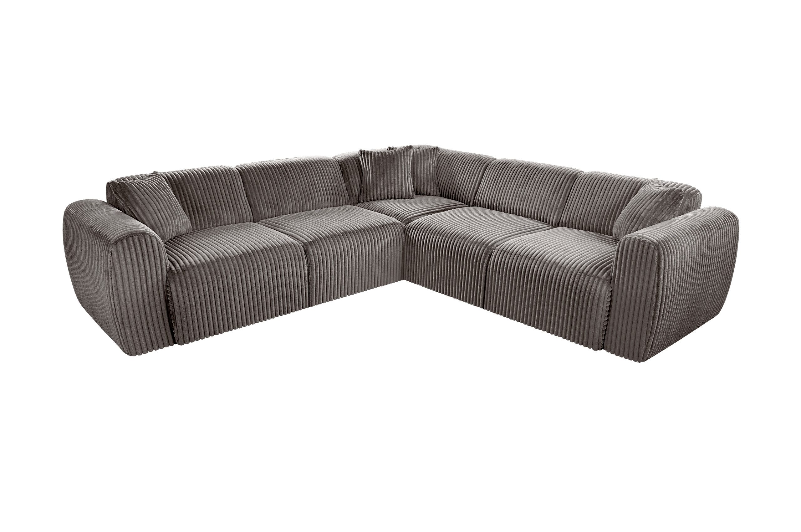 OKAA Ecksofa L-Form Tamara Rundecke 260x260x88 günstig online kaufen