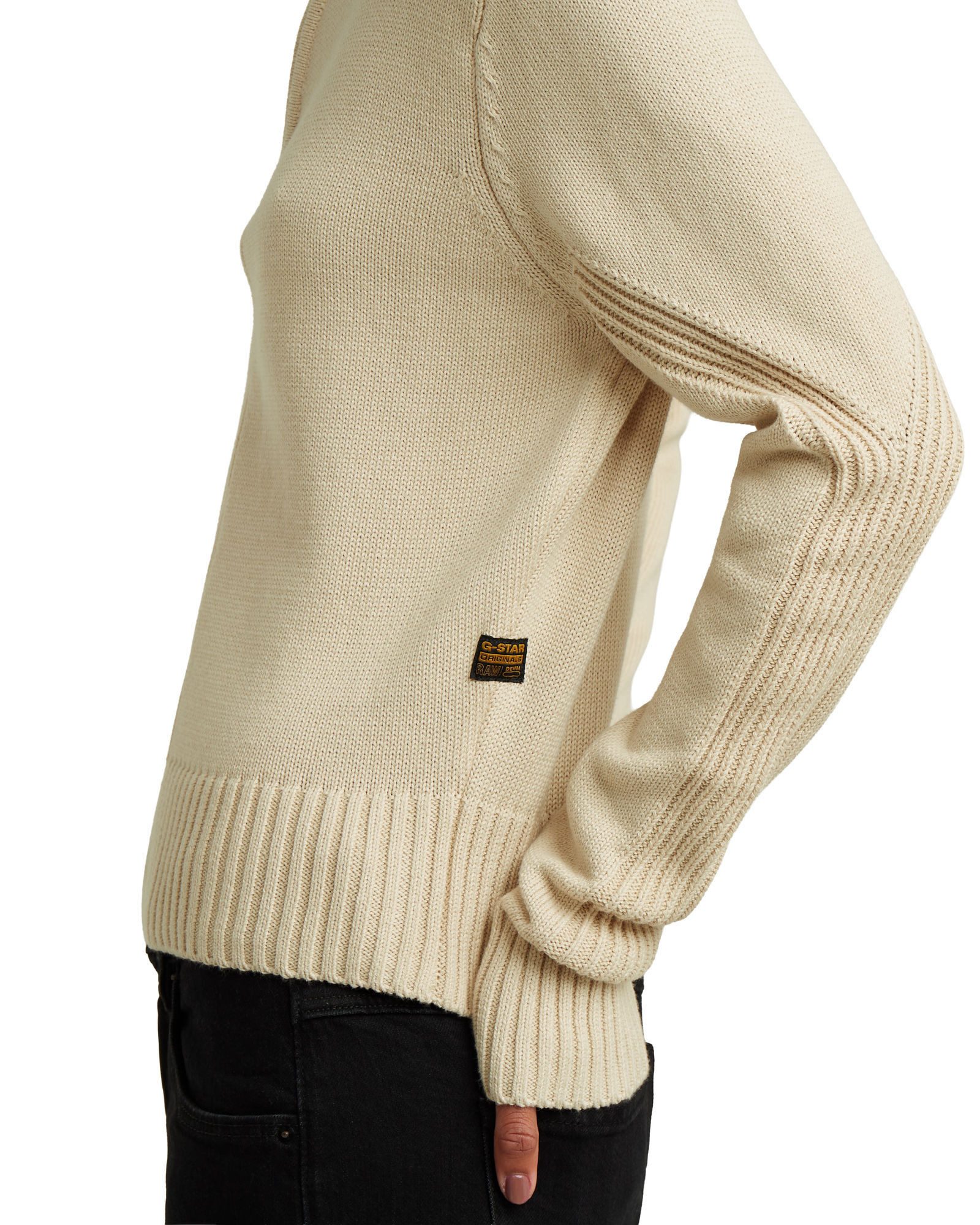 G-STAR Longpullover Milano Half Zip Knit günstig online kaufen