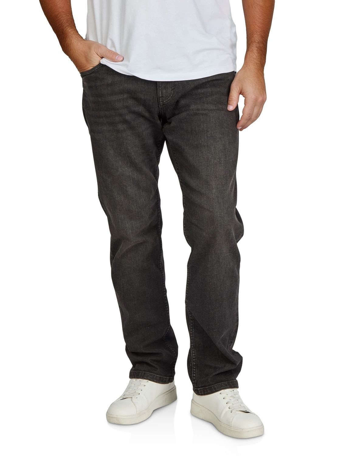 TOM TAILOR Straight-Jeans Herren Jeanshose Marvin Regular Fit Denim Hose mi günstig online kaufen