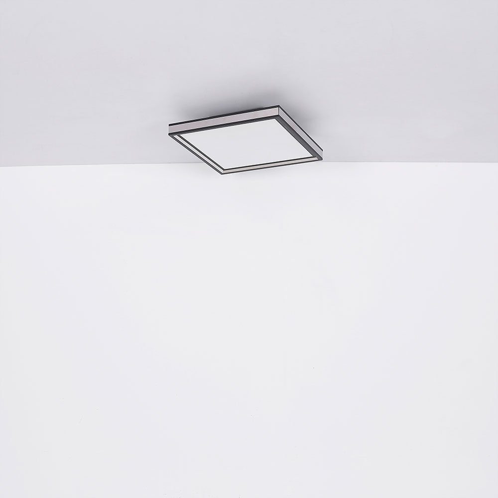 Deckenleuchte cm etc-shop fest Warmweiß, LED Panel 30x30 Wohnzimmerleuchte Flurlampe LED-Leuchtmittel verbaut, Deckenleuchte, Bürolampe LED