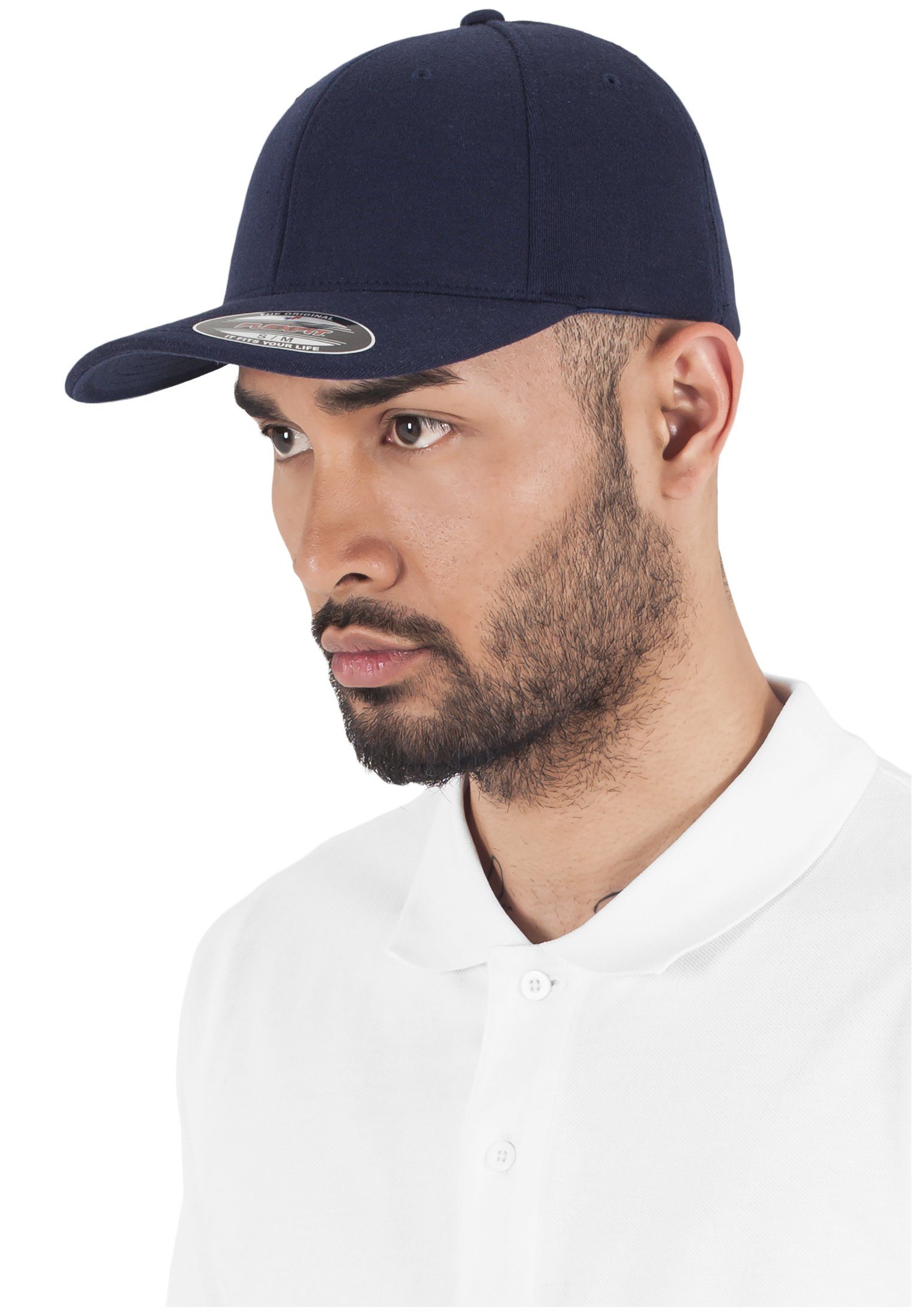 Flexfit Flex Accessoires navy Flexfit Cap Jersey Double