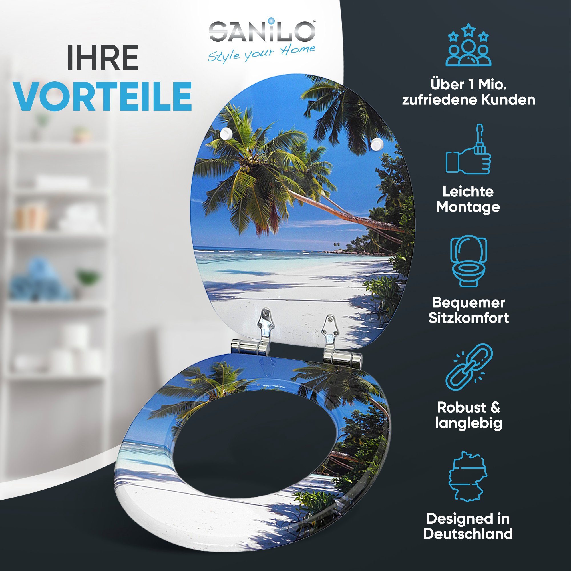 Sanilo Badaccessoire-Set 3-teilig mit Motiv, viele günstig online kaufen