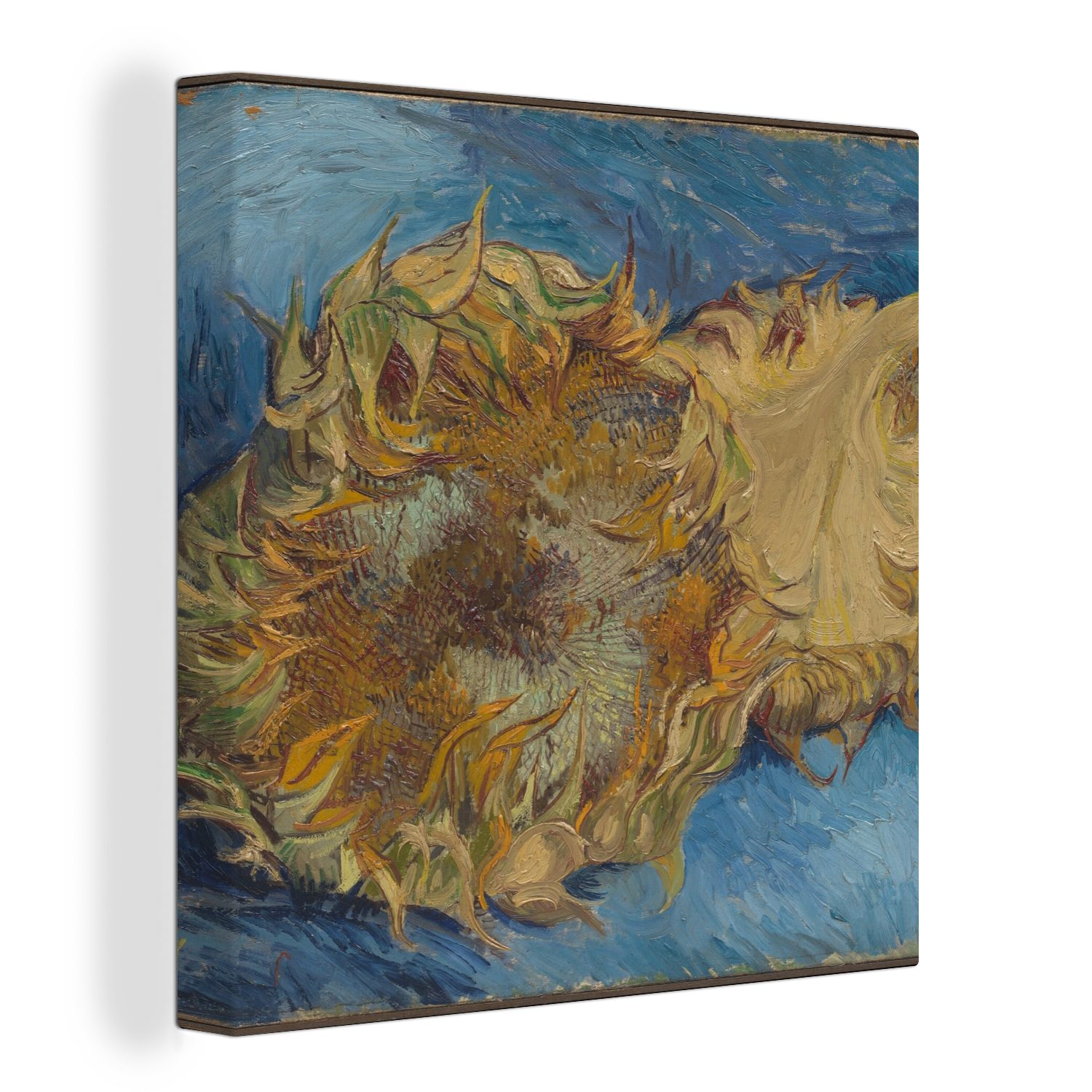 OneMillionCanvasses® Leinwandbild Sonnenblumen - Vincent van Gogh, (1 St), Leinwand Bilder für Wohnzimmer Schlafzimmer