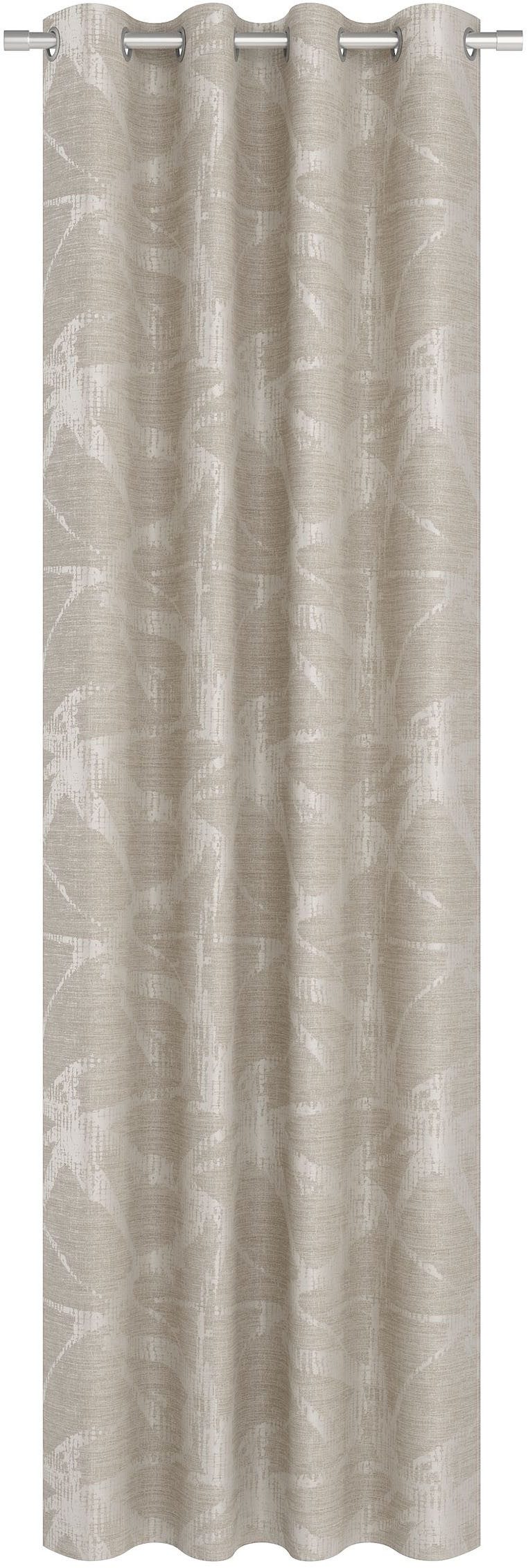 Neutex for you! Vorhang BELUGA (1 St), Ösen, blickdicht, Jacquard, Jacquard mit Allover-Design