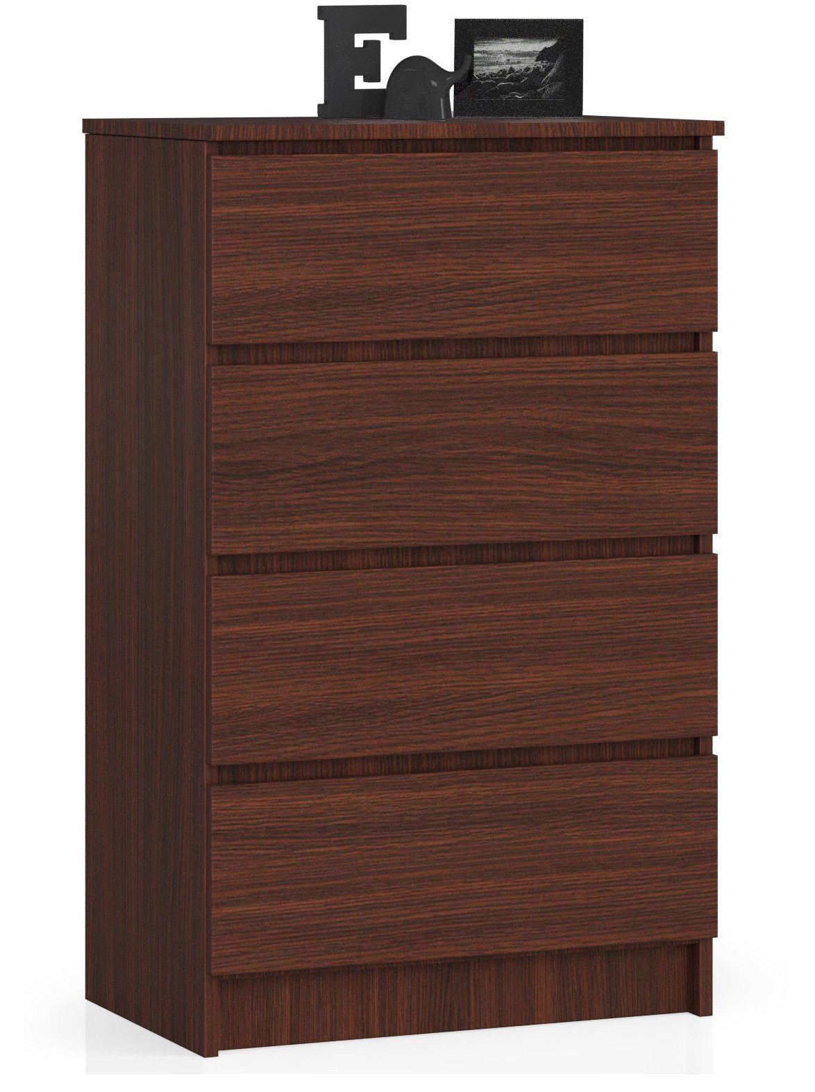 Raumhirsch Furniture Kommode mit 4 Schubladen 60 cm breit Holz Schrank, (viele Farbvarianten - Maße : 99 x 60 x 40 cm) - Hochwertig & stabil