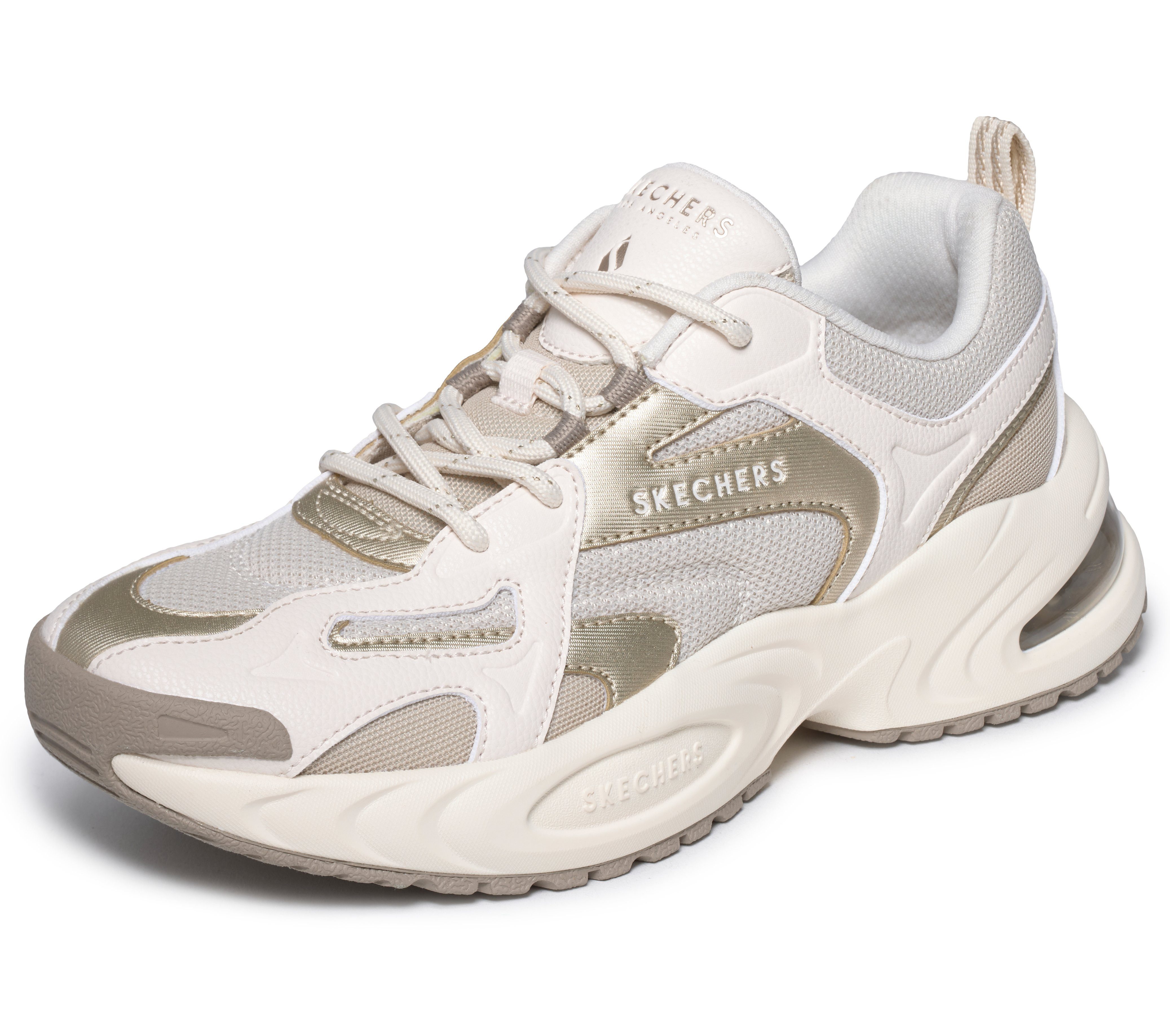Skechers UNO RYZE Sneaker Schnürschuh, Halbschuh, Freizeitsneaker mit Air-Cooled Memory Foam