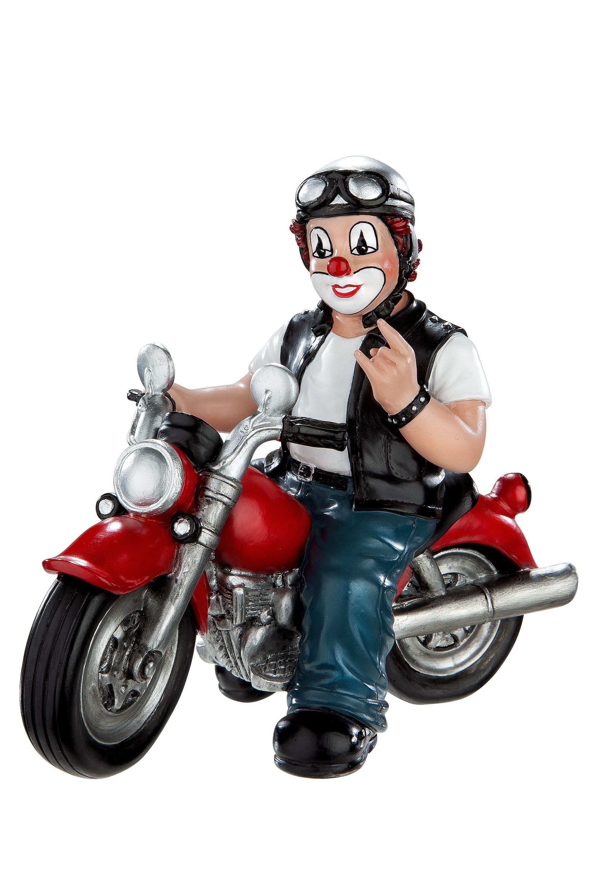 GILDE Sammelfigur Gildeclowns Figur Heavy Biker - mehrfarbig - H. 12cm (1 Stück)