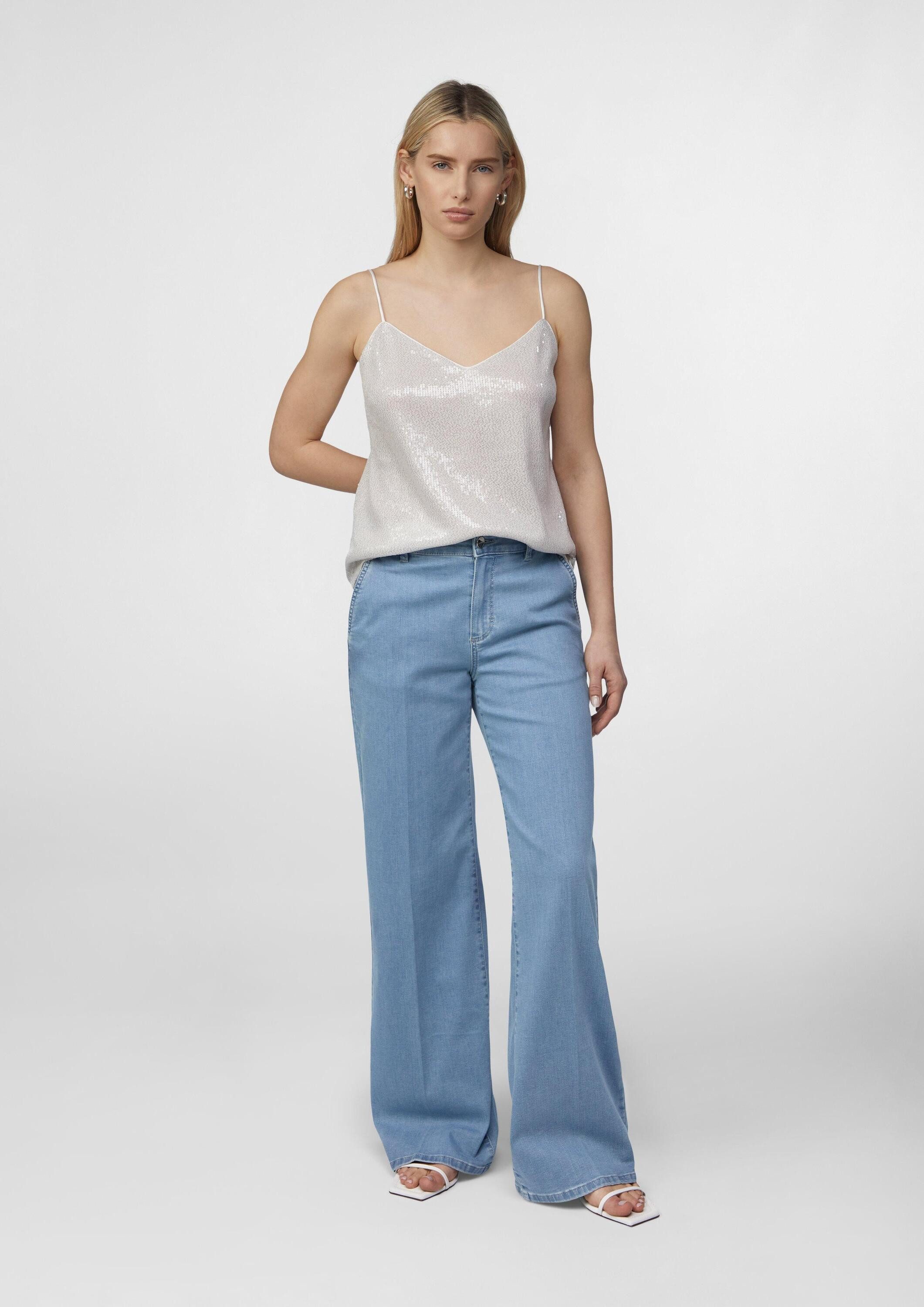 comma Weite Jeans Jeans-Hose (1-tlg) günstig online kaufen