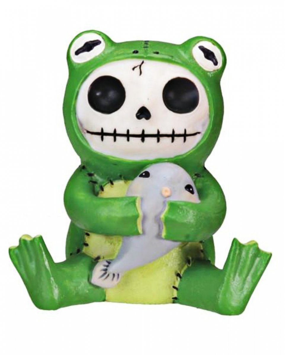 Horror-Shop Dekofigur Kleine Furrybones Figur Froggie - die Geschenkidee