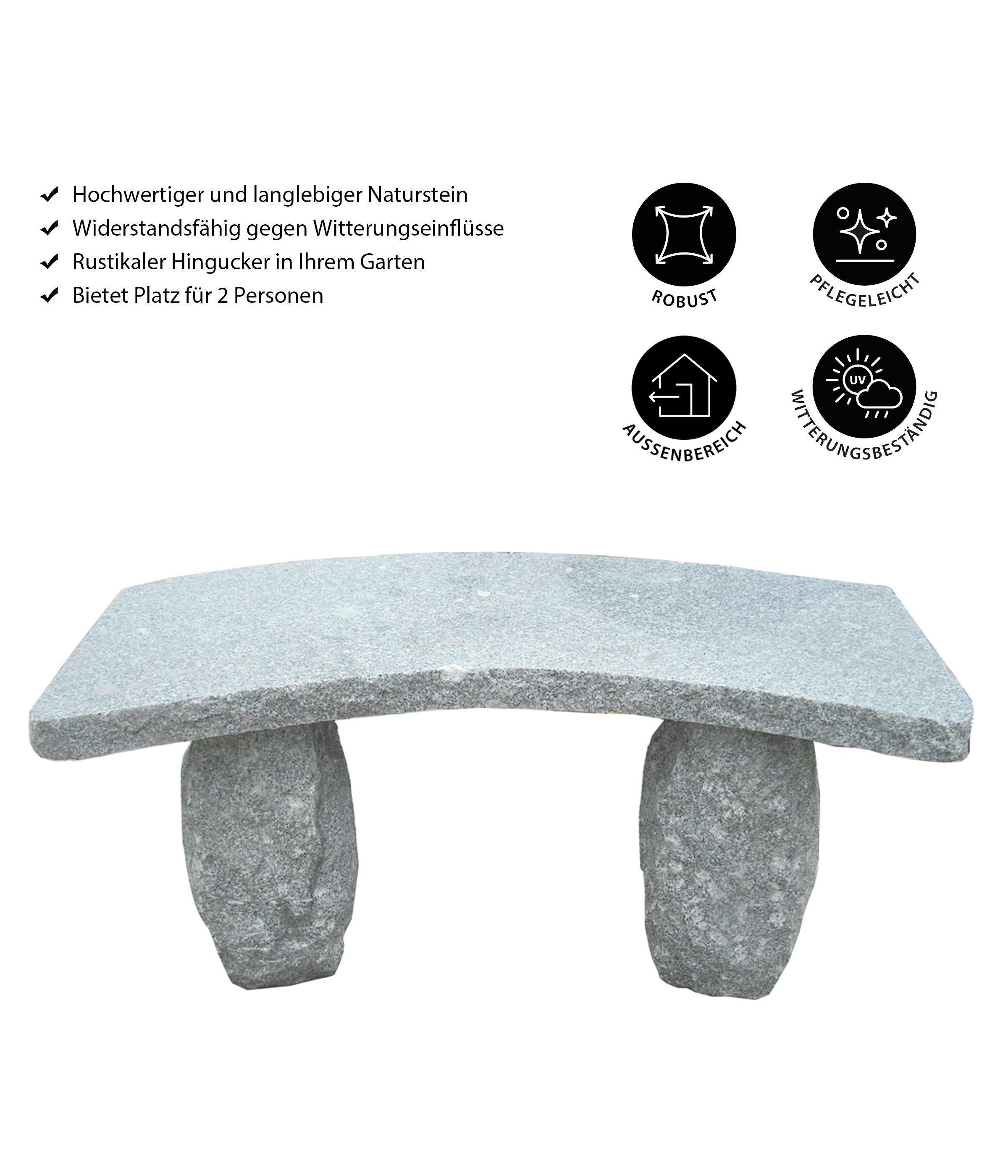 Dehner Gartenbank 2-Sitzer, 100 x 40 günstig online kaufen