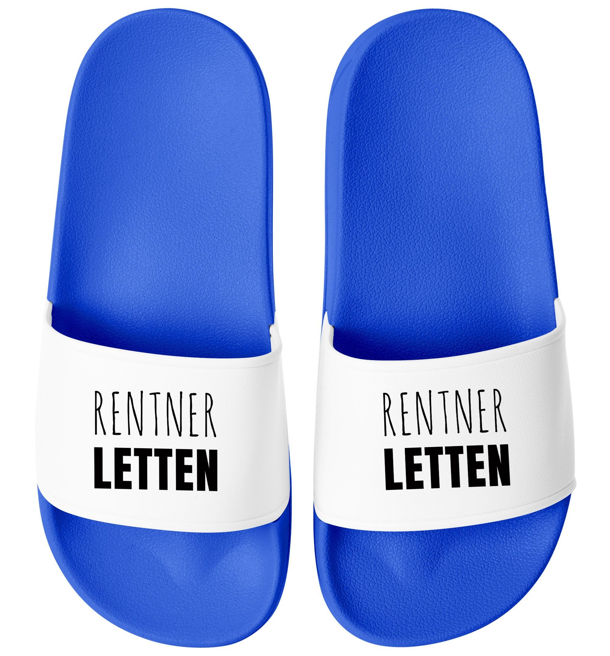 MoonWorks Badelatschen Rentnerletten für Männer zum Ruhestand Rente Geburtstag Badesandale