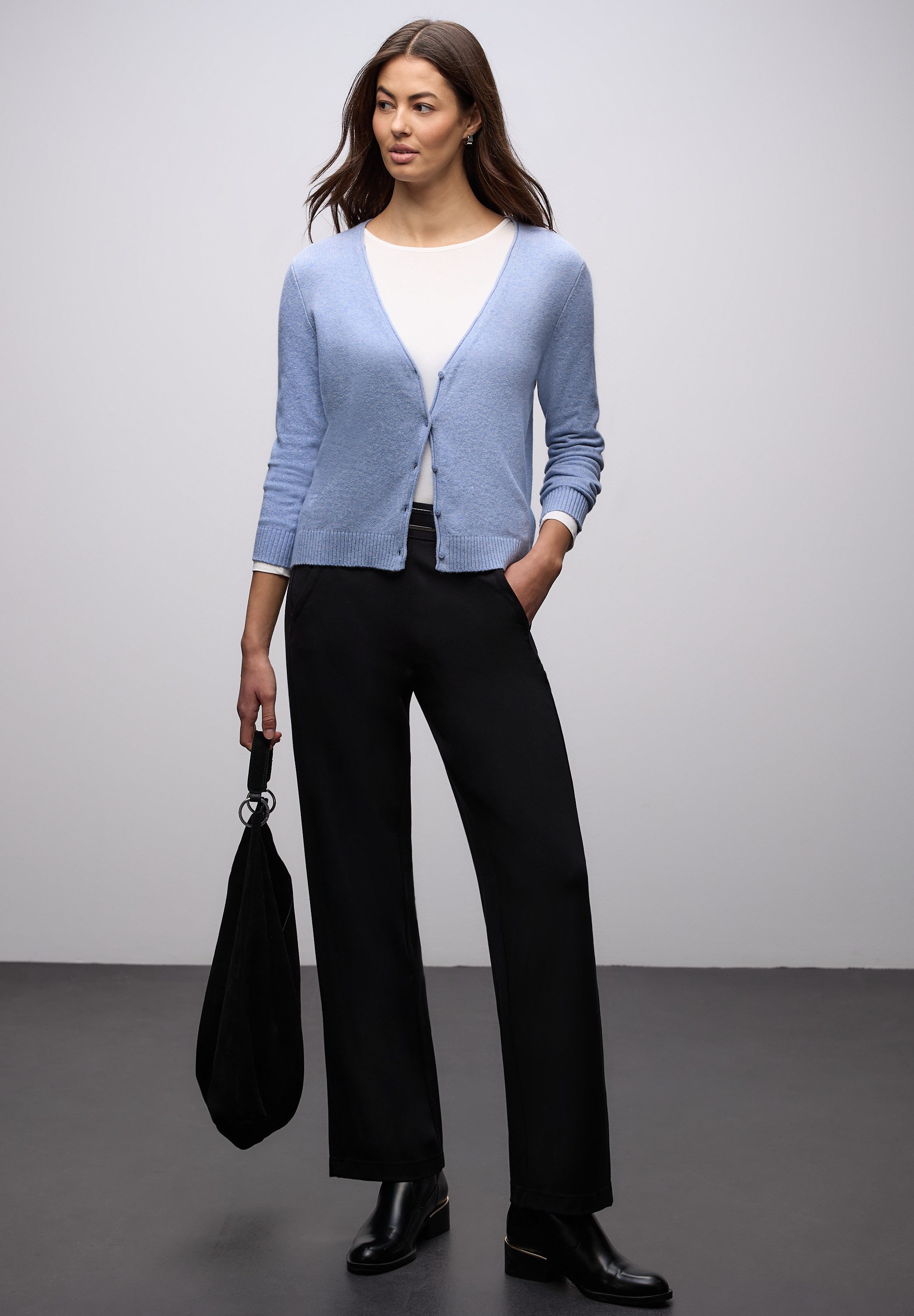 STREET ONE Cardigan mit V-Ausschnitt